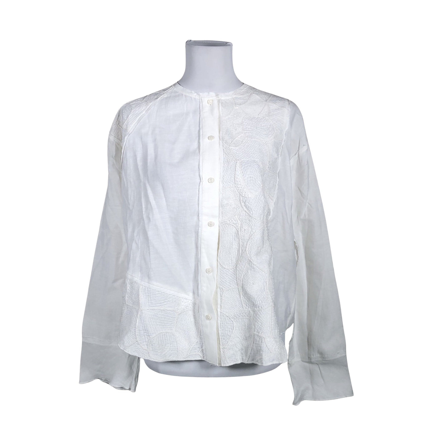 Unisex Massimo Dutti - Pluus, suurus 38 - Looduslik valge (1)