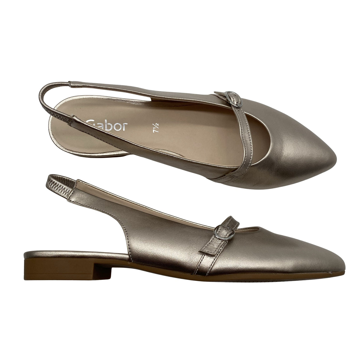 Unisex Gabor - Baleriinad, suurus 41 - Kuld (1)