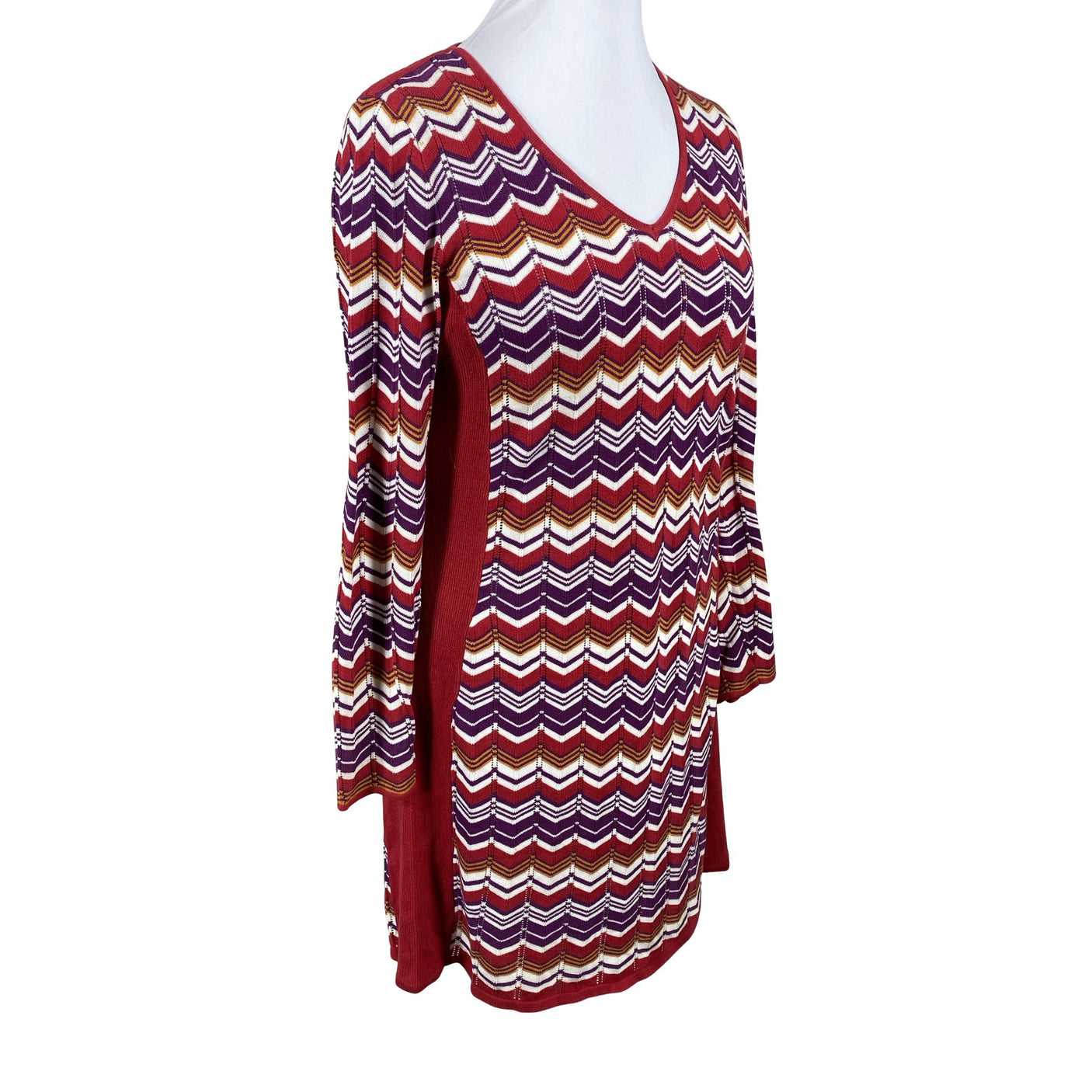 Unisex Anna Field - Kootud kleit, suurus 42 - Veinipunane (3)