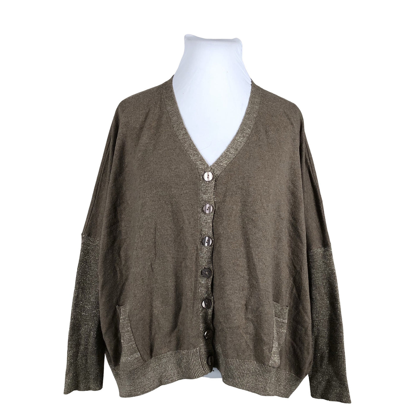 Unisex Saint Tropez - Kardigan, suurus 42 - Pruun (1)