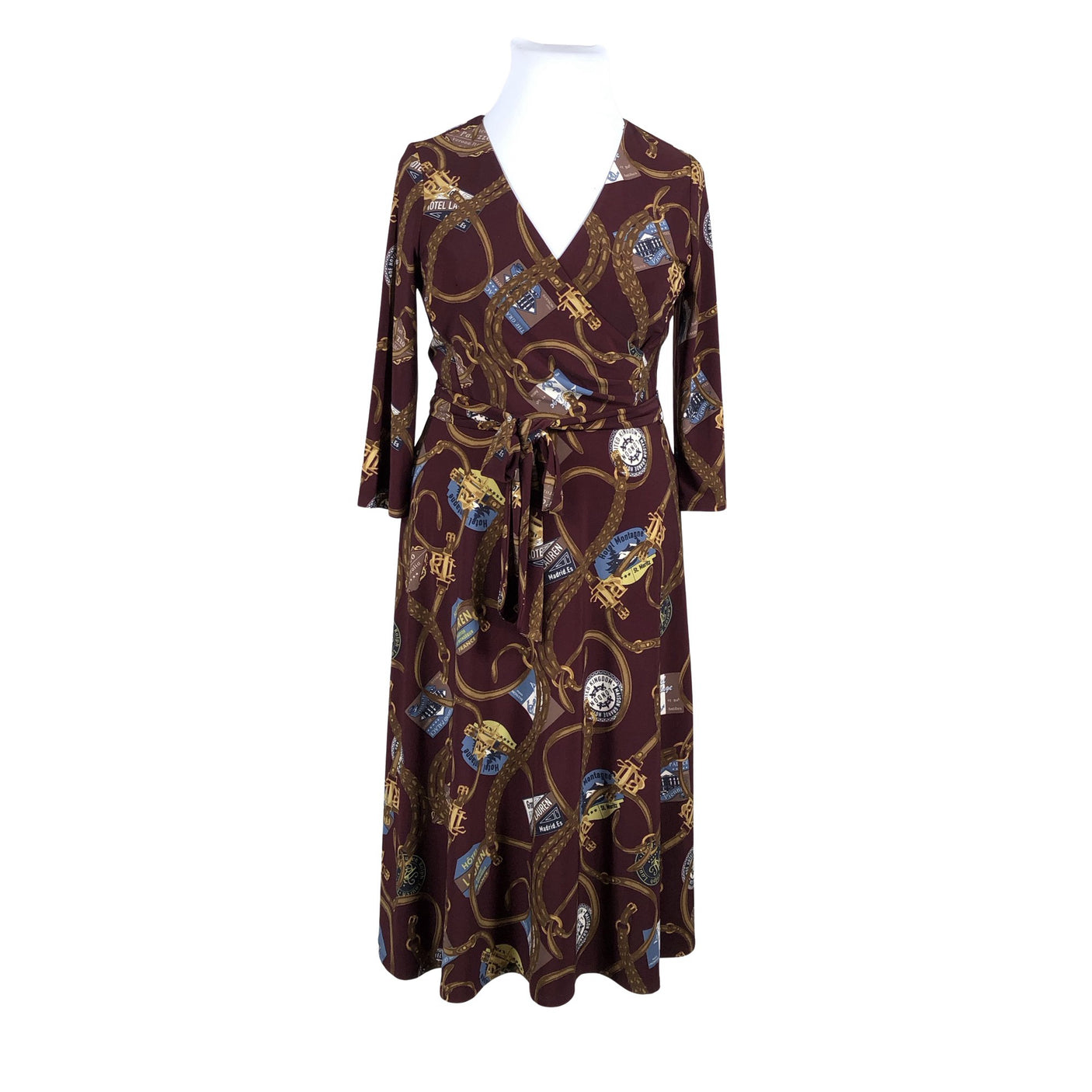 Unisex Lauren Ralph Lauren - Trikotaažist kleit, suurus 42 - Lilla (1)
