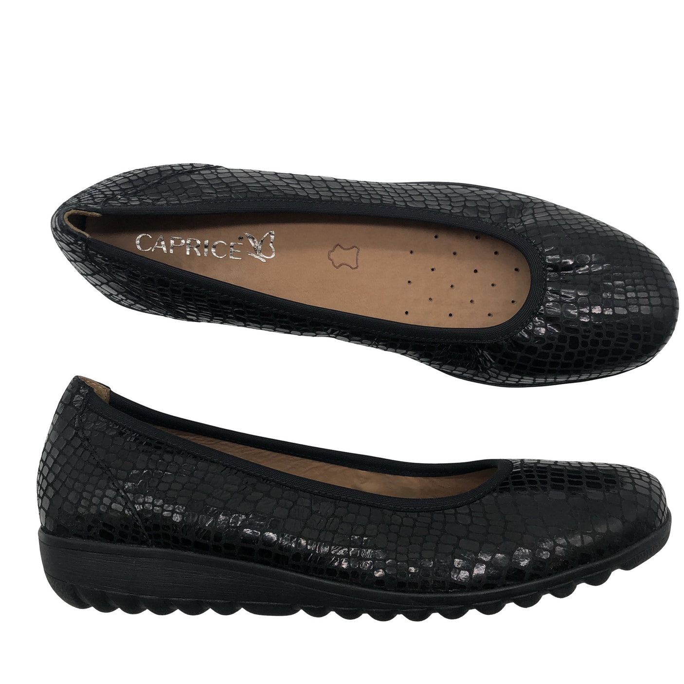 Unisex Caprice - Baleriinad, suurus 37 - Must (1)