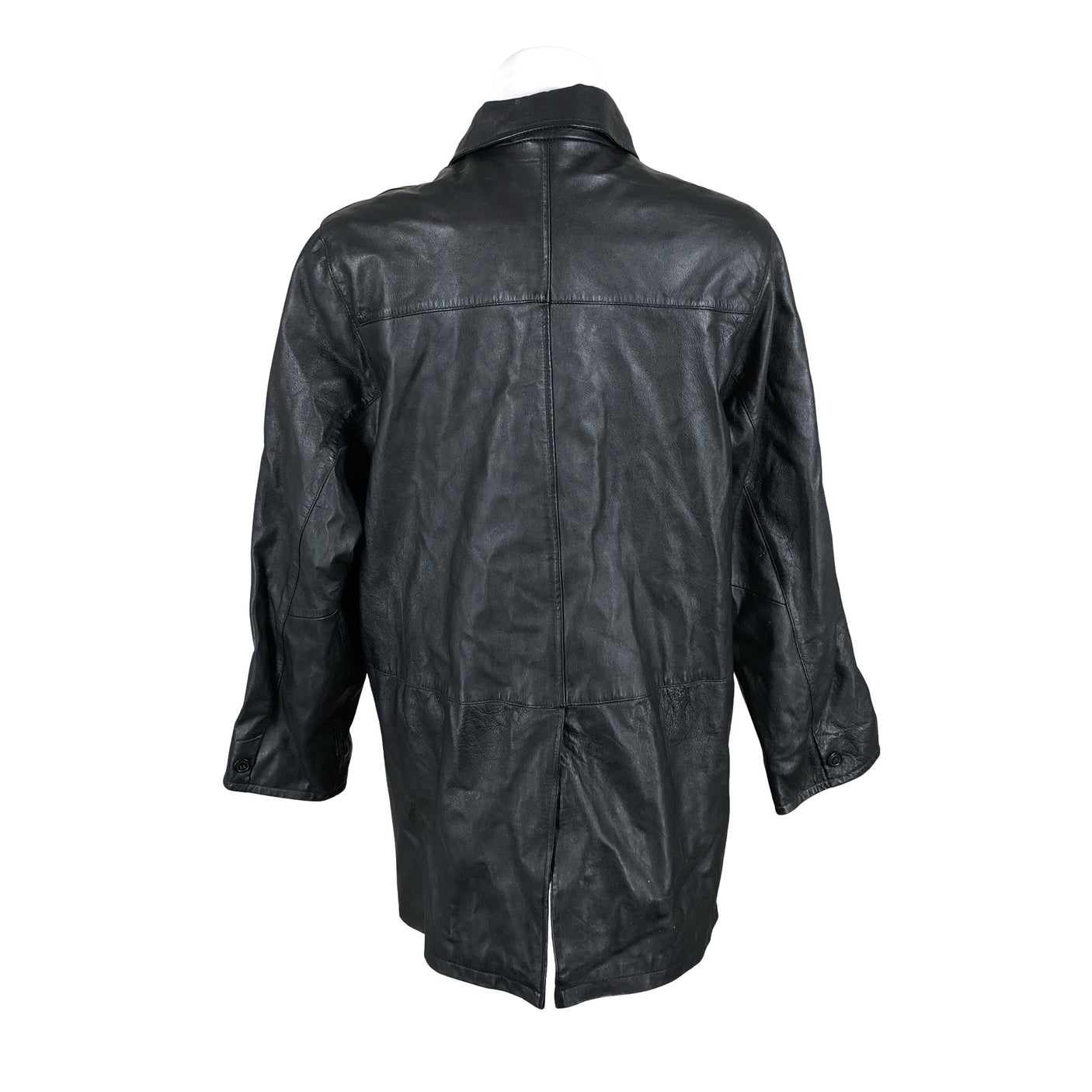 Unisex Big-L - Nahktagi, suurus XL - Must (3)