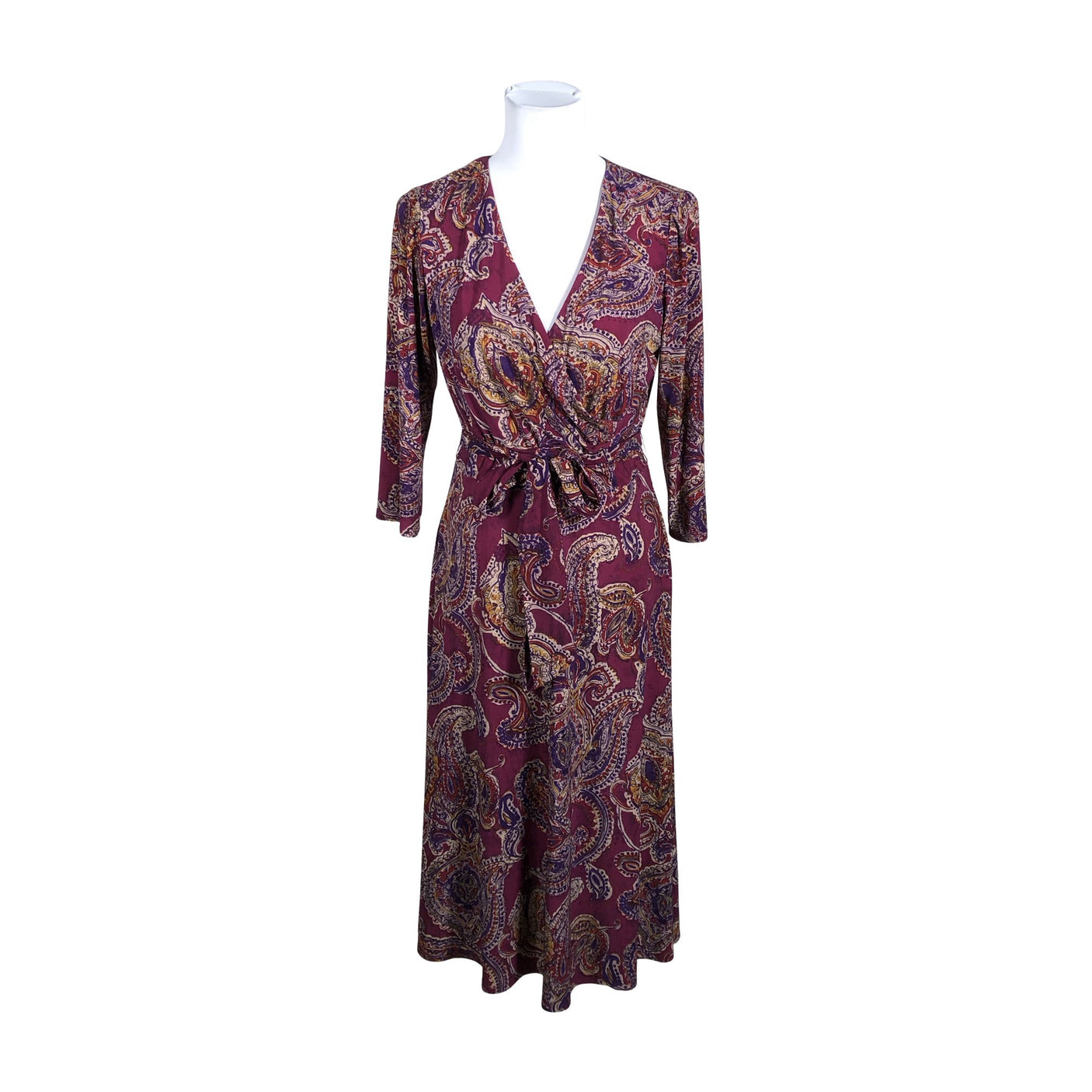 Unisex Lauren Ralph Lauren - Trikotaažist kleit, suurus 38 - Veinipunane (1)