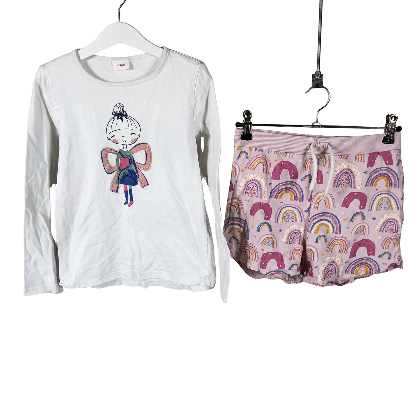 Unisex s.Oliver - Trikotaažist pluus, suurus 134 - 140 - Heleroosa (1)