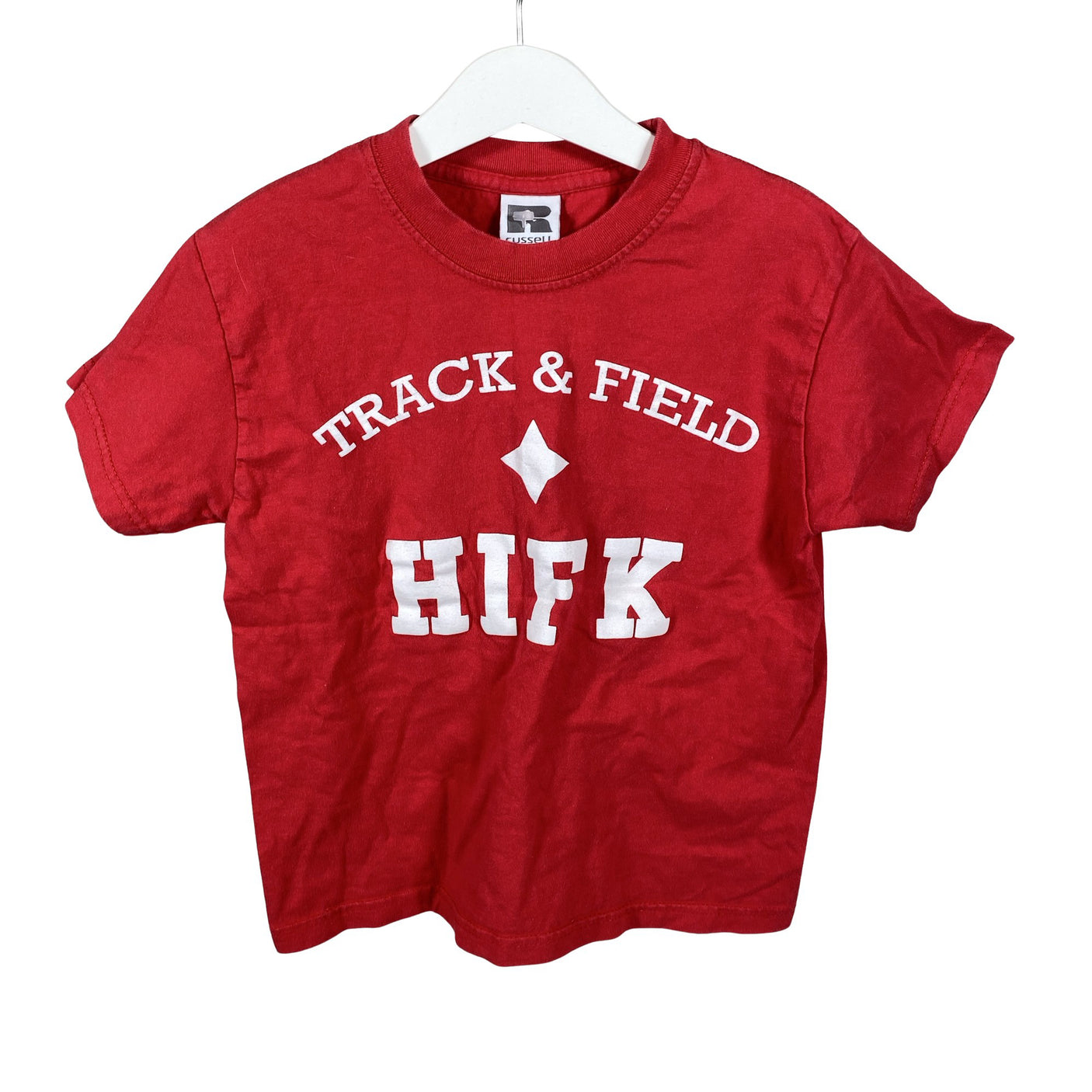 Unisex Russell Athletic - T-särk, suurus 122 - 128 - Punane (1)