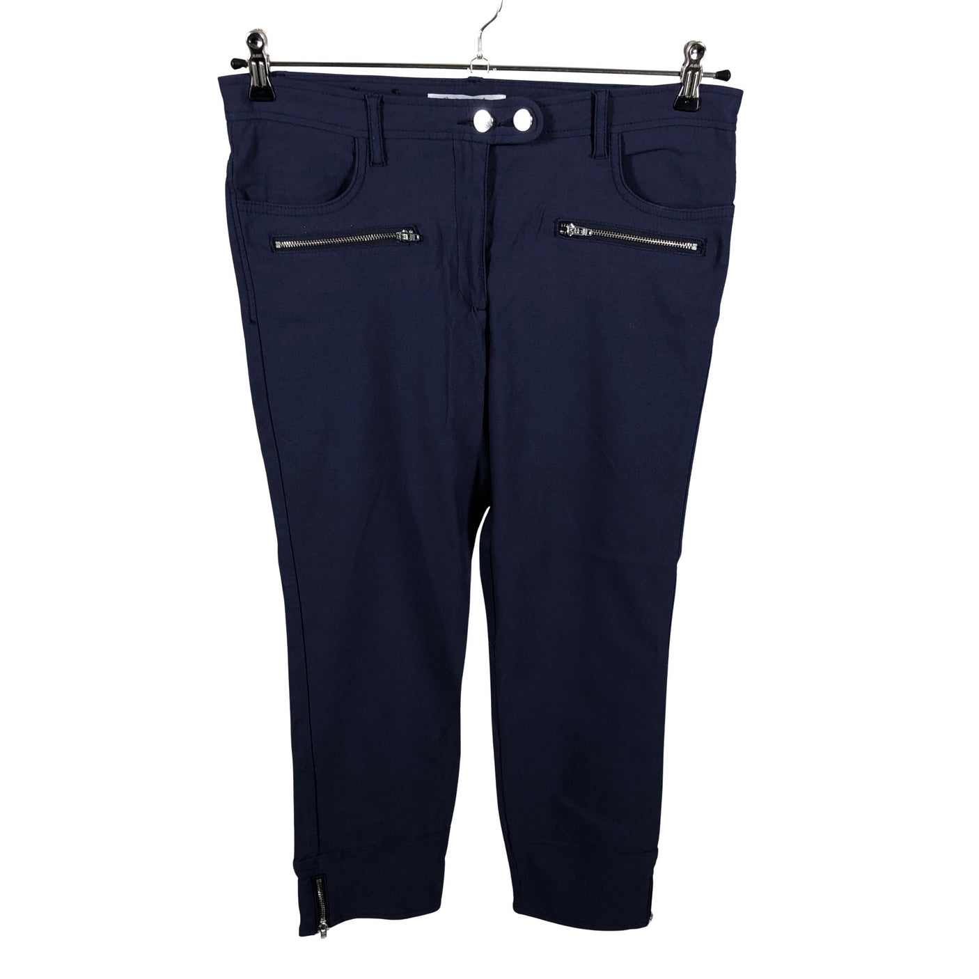 Unisex Betty Barclay - Mittevenivad poolpikad püksid, suurus 40 - Sinine (1)
