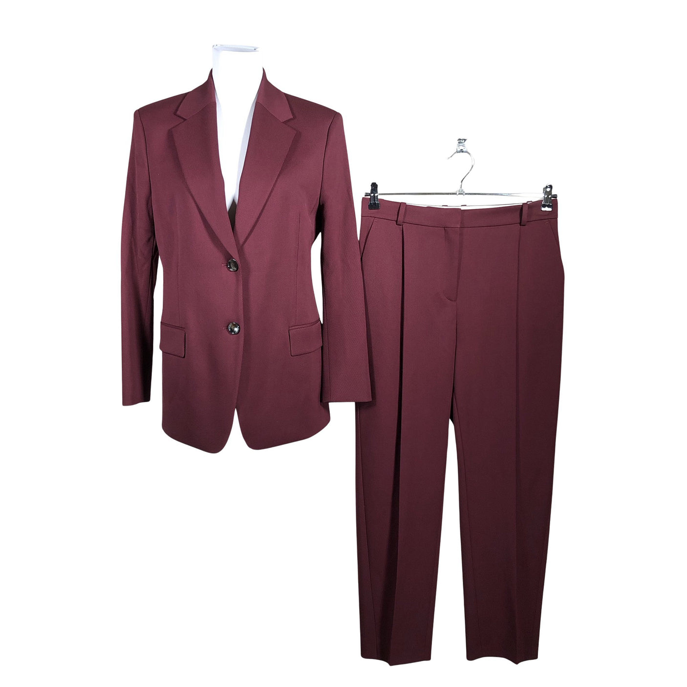 Unisex Hugo Boss - Kostüüm, suurus 38 - Veinipunane (1)