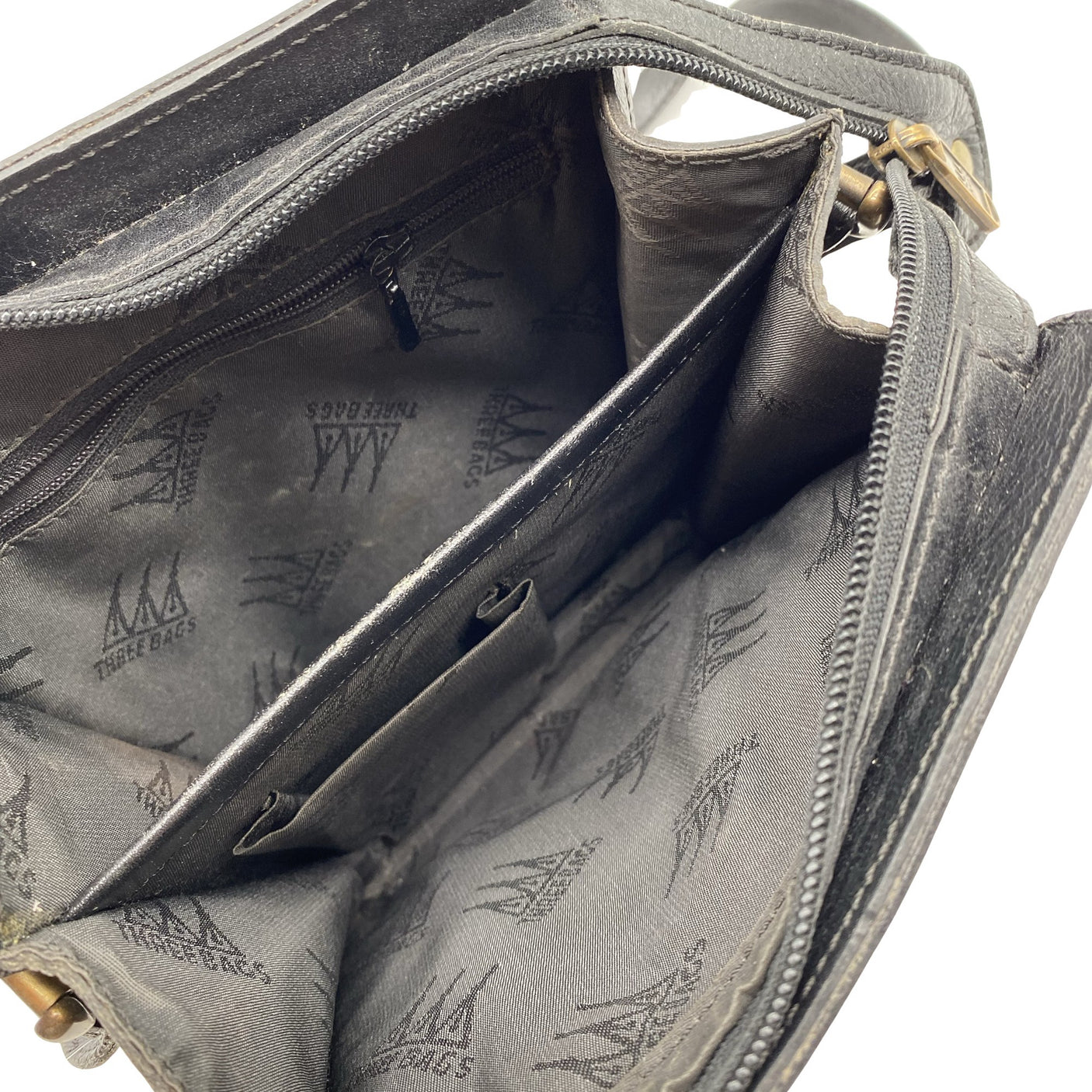 Unisex Three Bags - Õlakott, suurus Mini - Must (2)