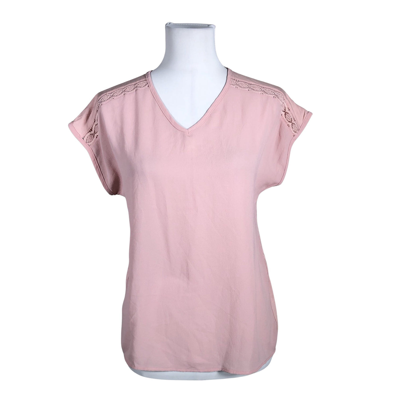 Unisex Esprit - Lühikeste käistega pluus, suurus 36 - Heleroosa (1)