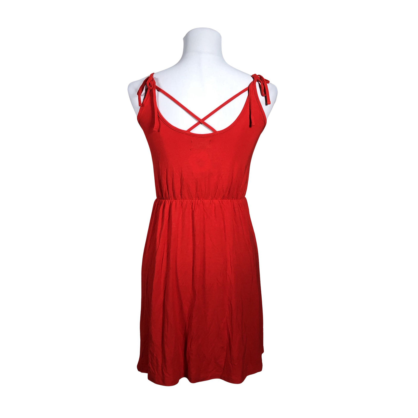 Unisex Even&Odd - Trikotaažist kleit, suurus 36 - Punane (2)