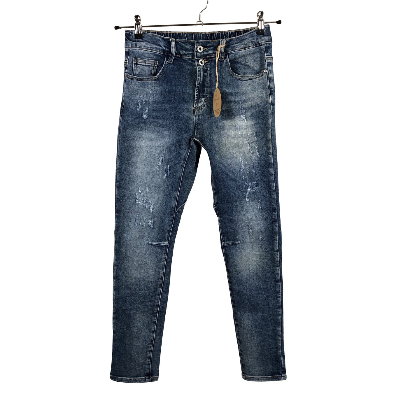 Unisex Perfect Jeans - Teksad, suurus 34 - Sinine (1)