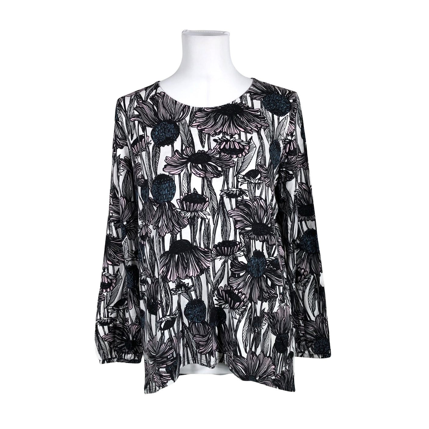 Unisex Nanso - Trikotaažist pluus, suurus 38 - Must (1)
