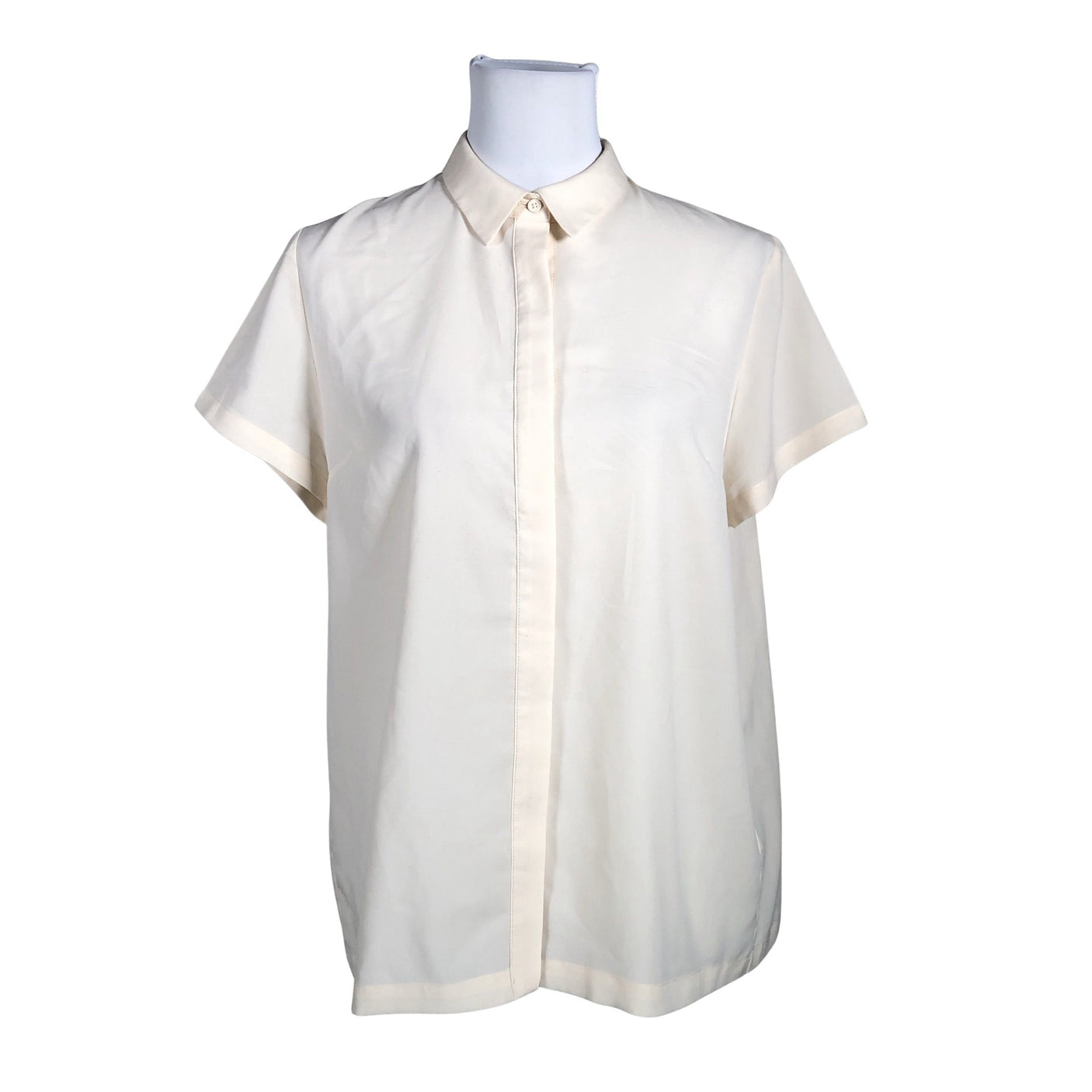 Unisex French Connection - Lühikeste käistega pluus, suurus 38 - Beige (1)