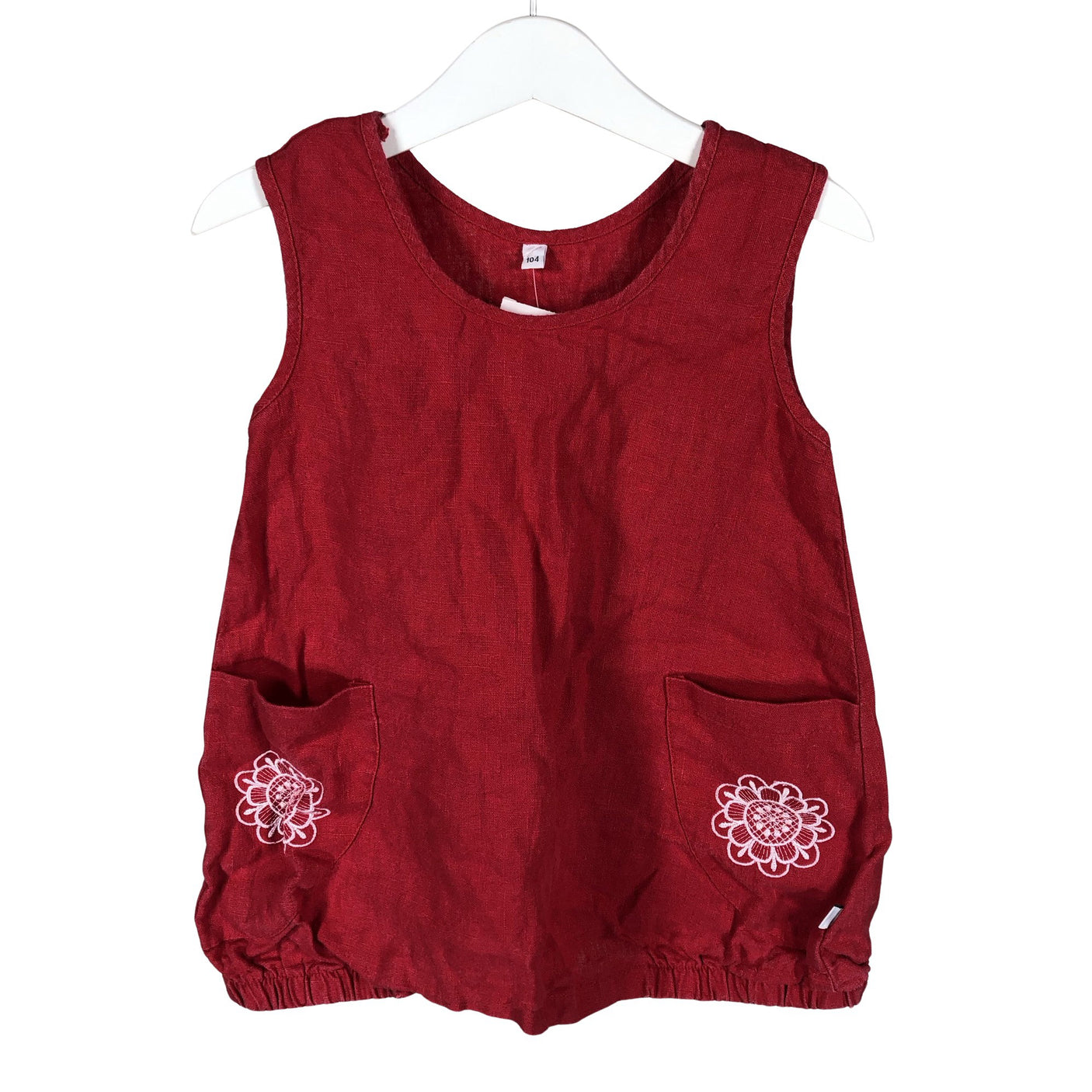Unisex Chas - Mitteveniv kleit, suurus 98 - 104 - Punane (1)