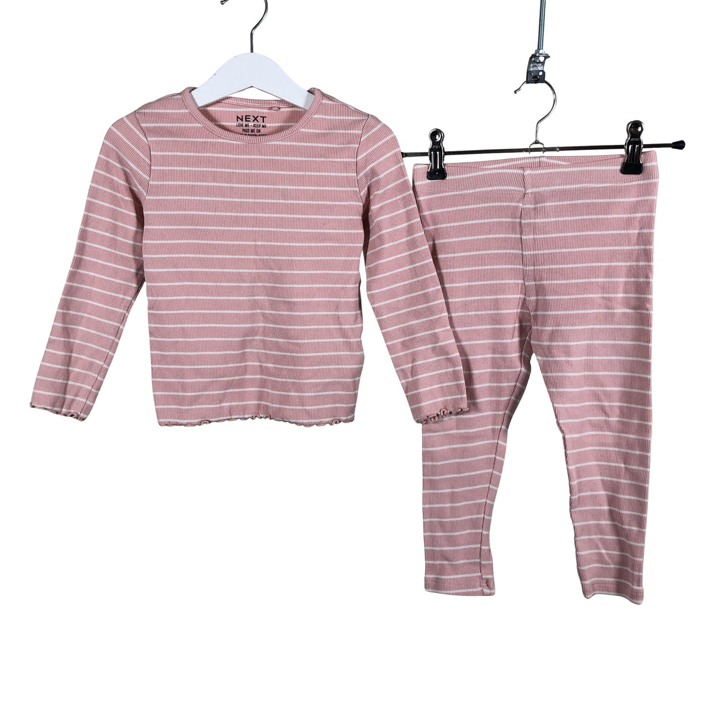 Unisex Next - Trikotaažist pluus, suurus 98 - 104 - Heleroosa (1)