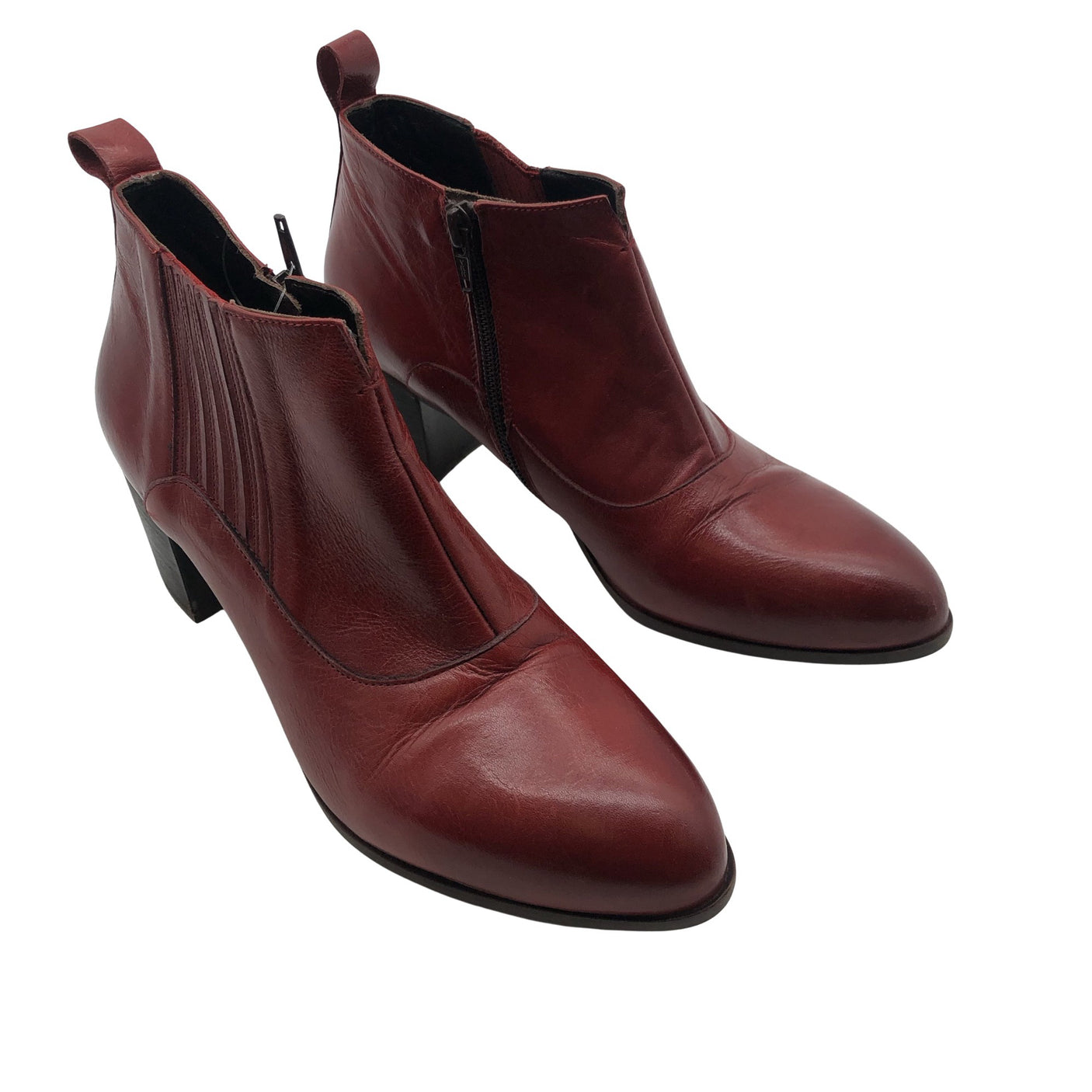 Unisex Zinda - Poolsaapad, suurus 39 - Punane (2)