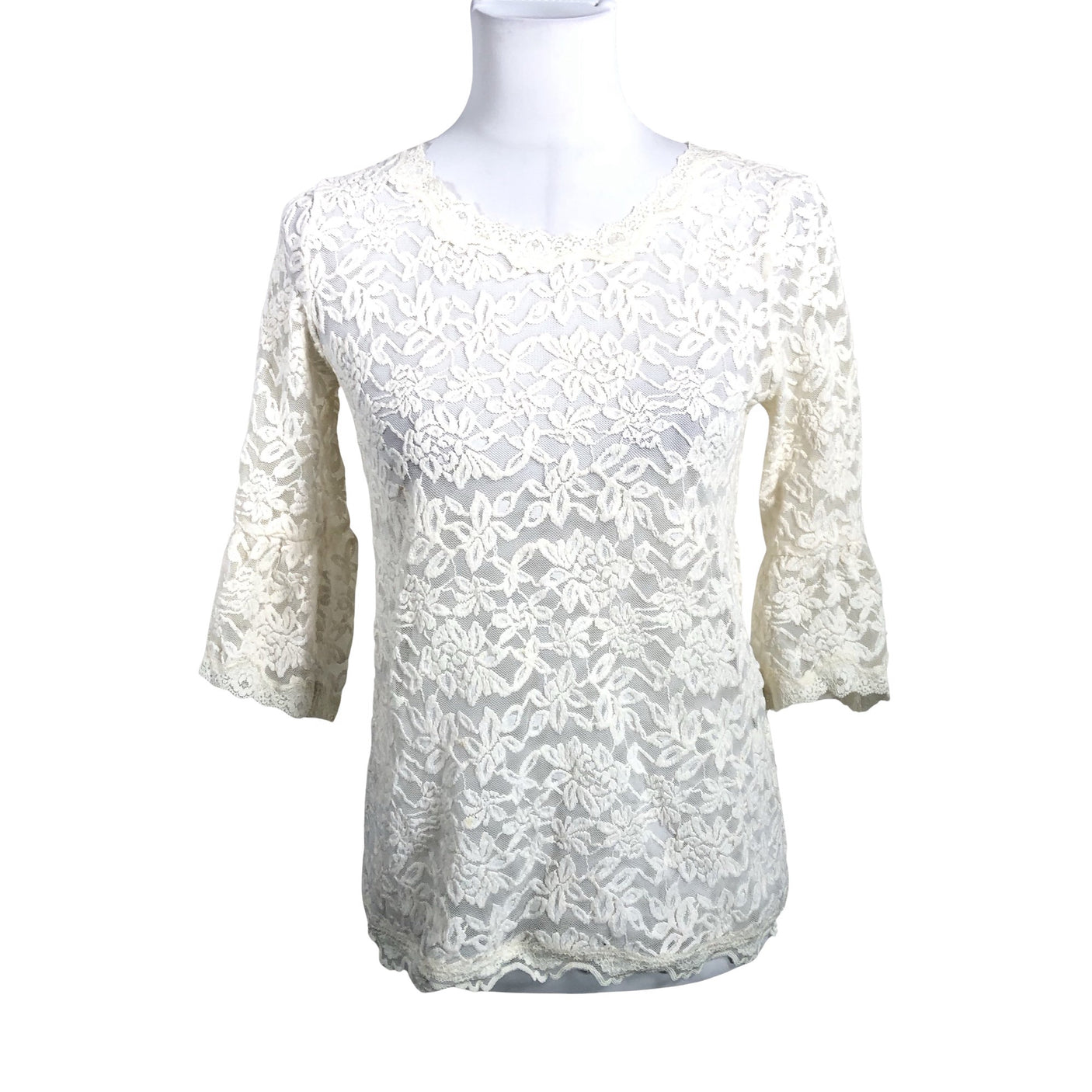 Unisex Rosemunde - Pluus, suurus 36 - Looduslik valge (1)