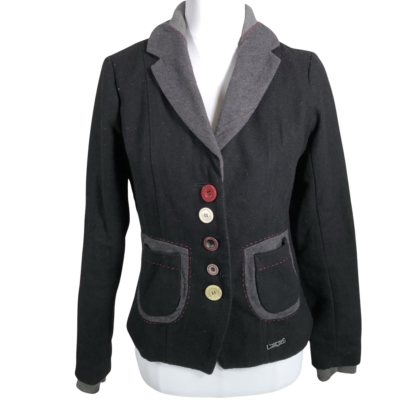 Unisex Desigual - Jakk, suurus 36 - Must (1)