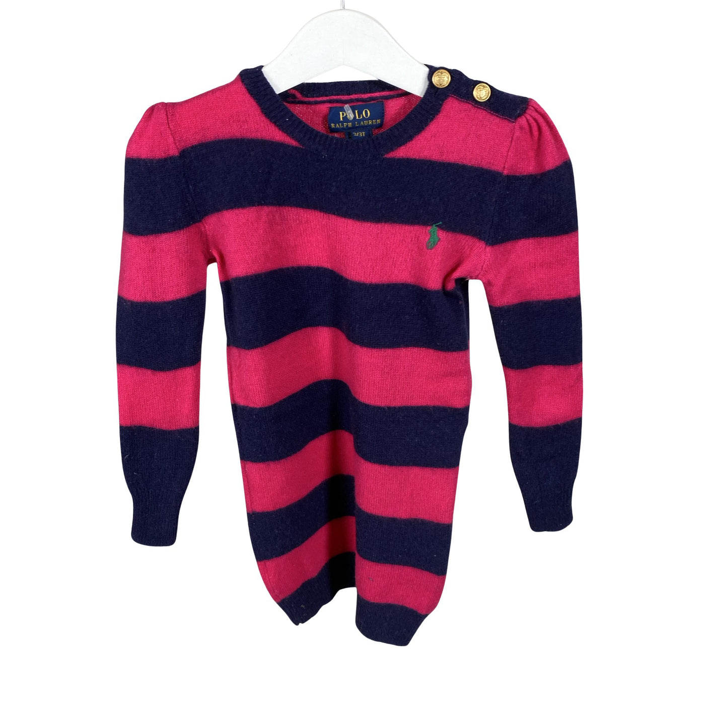 Unisex Polo Ralph Lauren - Kootud kleit, suurus 92 - 98 - Roosa (1)