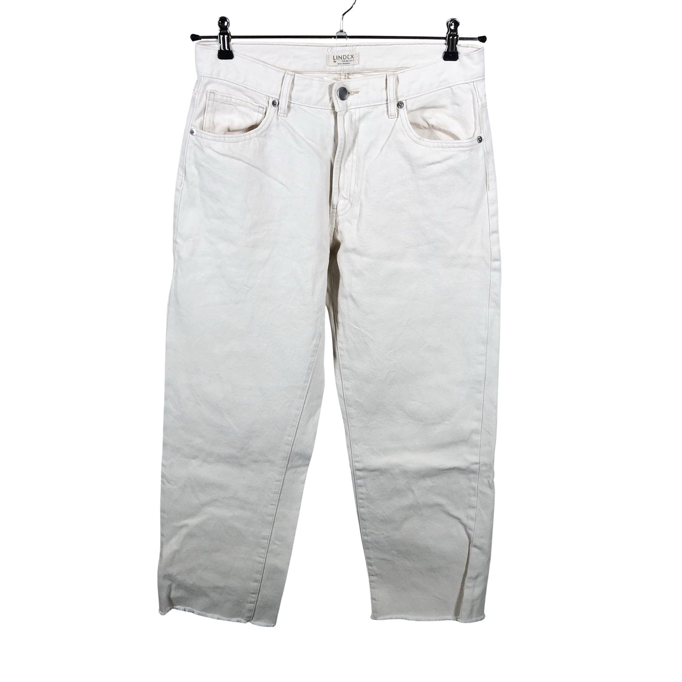 Unisex Lindex - Teksad, suurus 38 - Looduslik valge (3)
