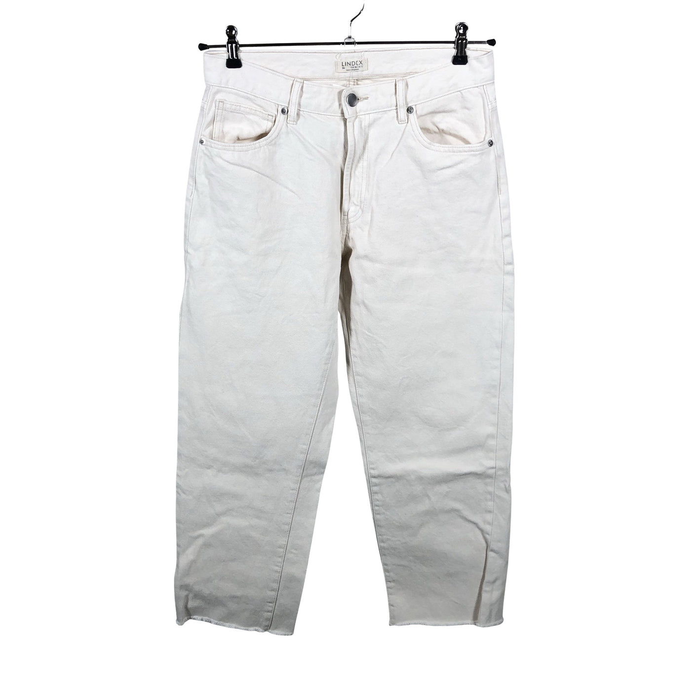 Unisex Lindex - Teksad, suurus 38 - Looduslik valge (1)
