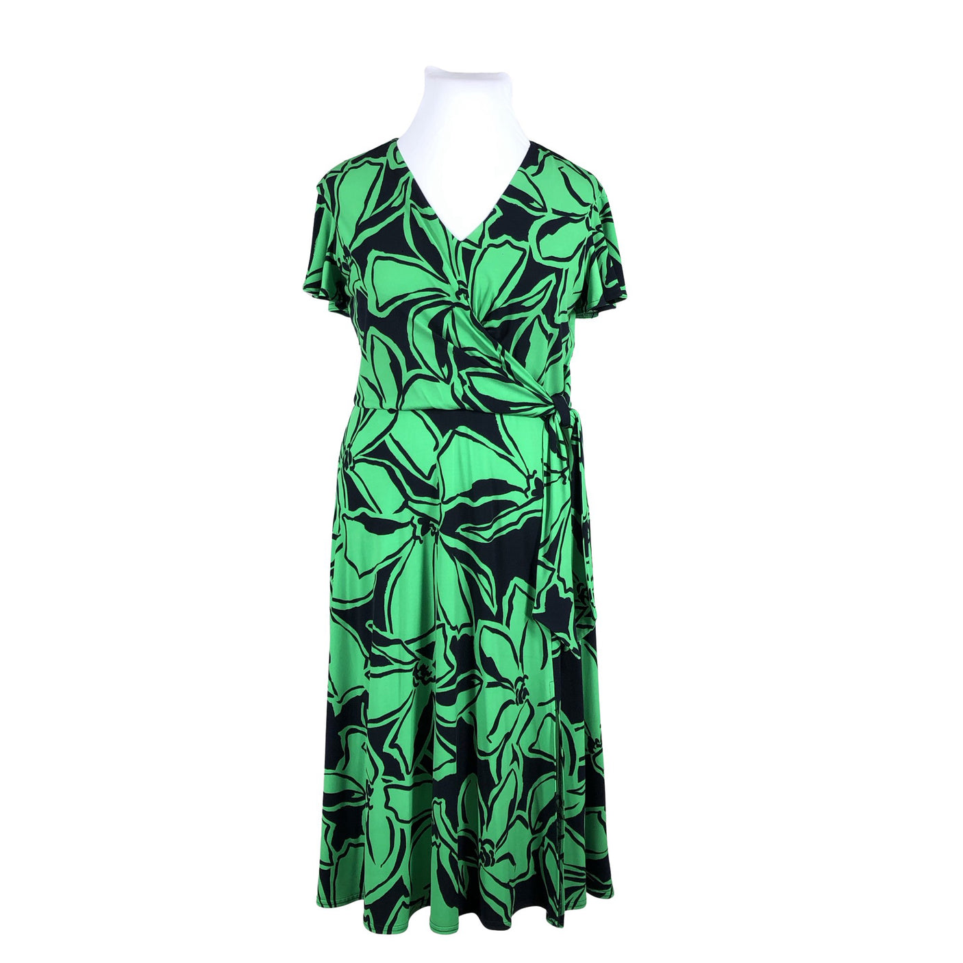 Unisex Joseph Ribkoff - Trikotaažist kleit, suurus 42 - Roheline (1)