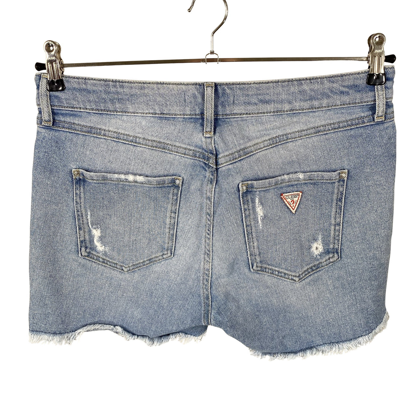 Unisex Guess - Teksast lühikesed püksid, suurus W29 - Helesinine (2)