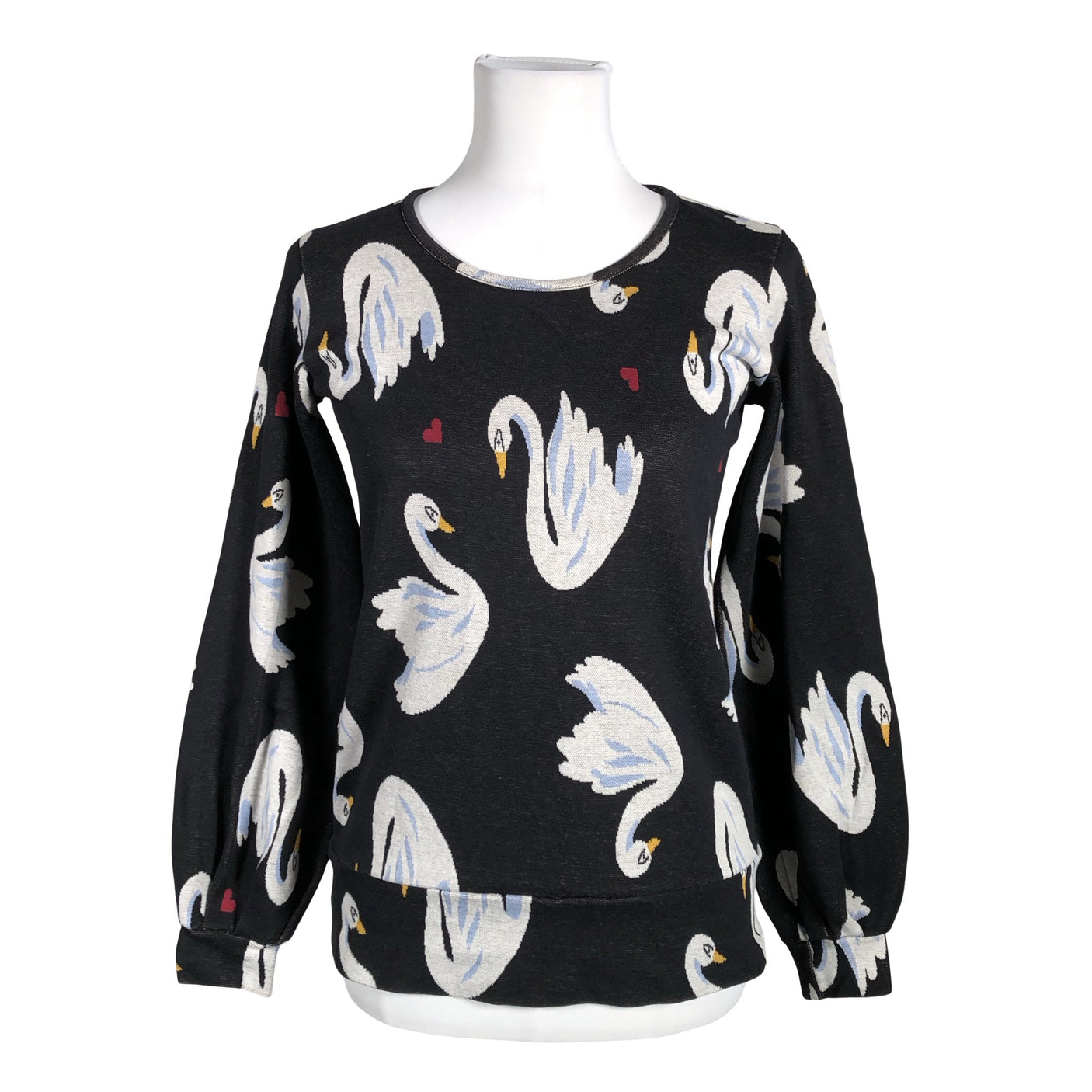 Unisex NOSH - Trikotaažist pluus, suurus 36 - Must (1)