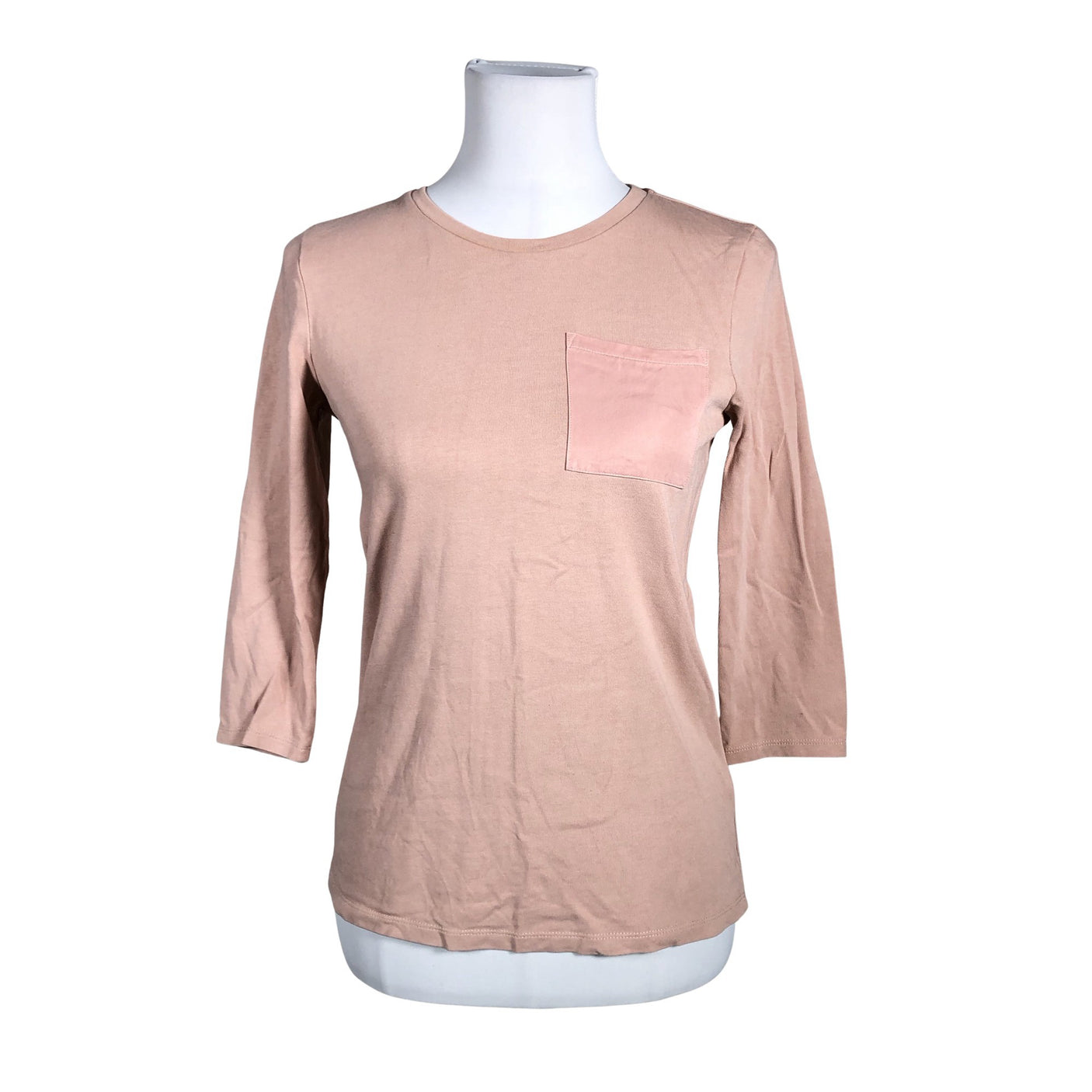 Unisex Esprit - Trikotaažist pluus, suurus 34 - Heleroosa (1)