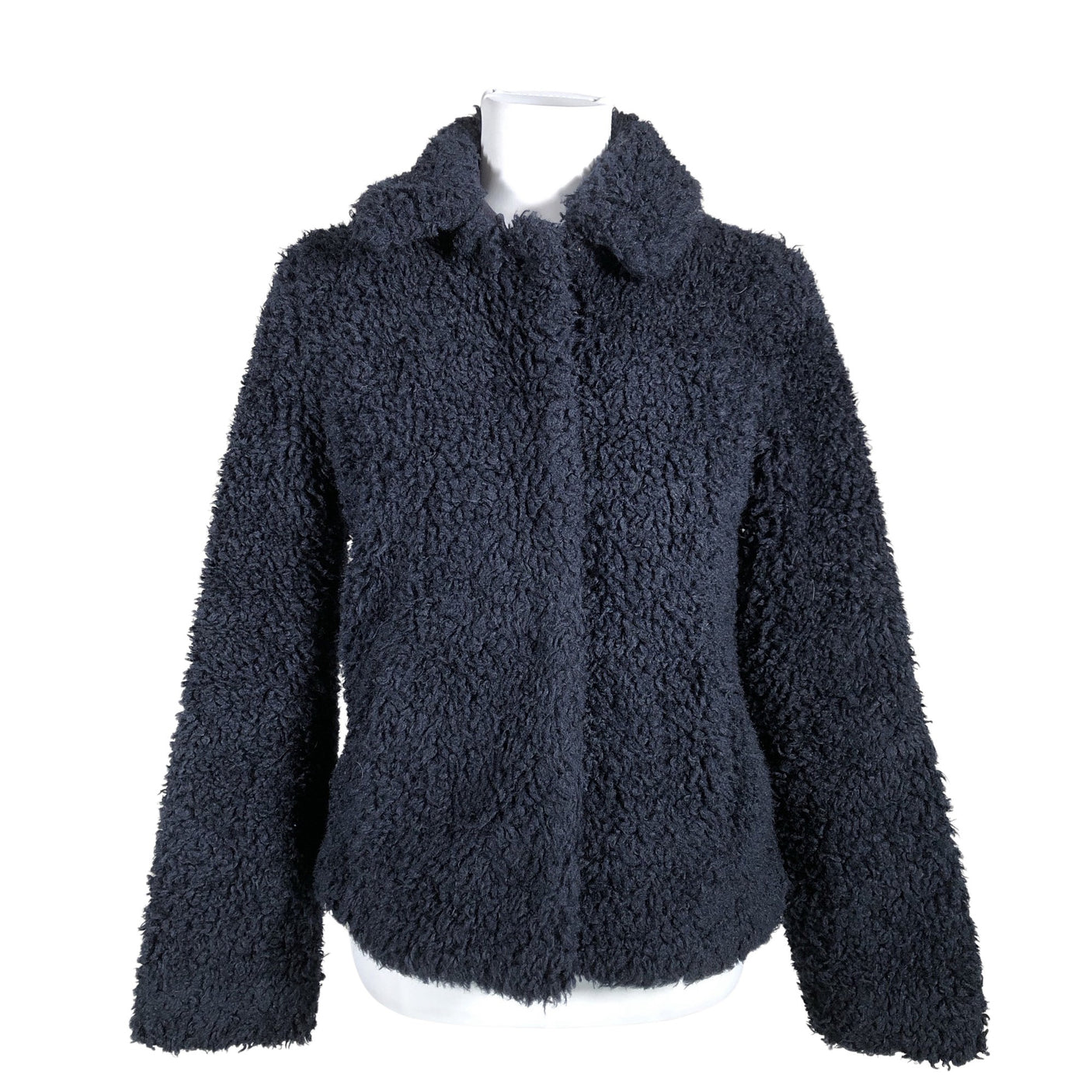 Unisex Esprit - Kunstkarusnahast mantel, suurus 34 - Sinine (1)