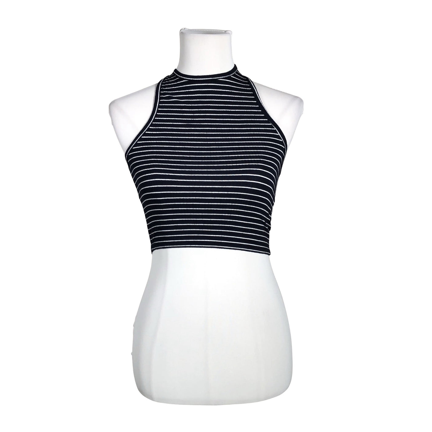 Unisex Hollister - Trikotaažist topp, suurus 34 - Sinine (1)
