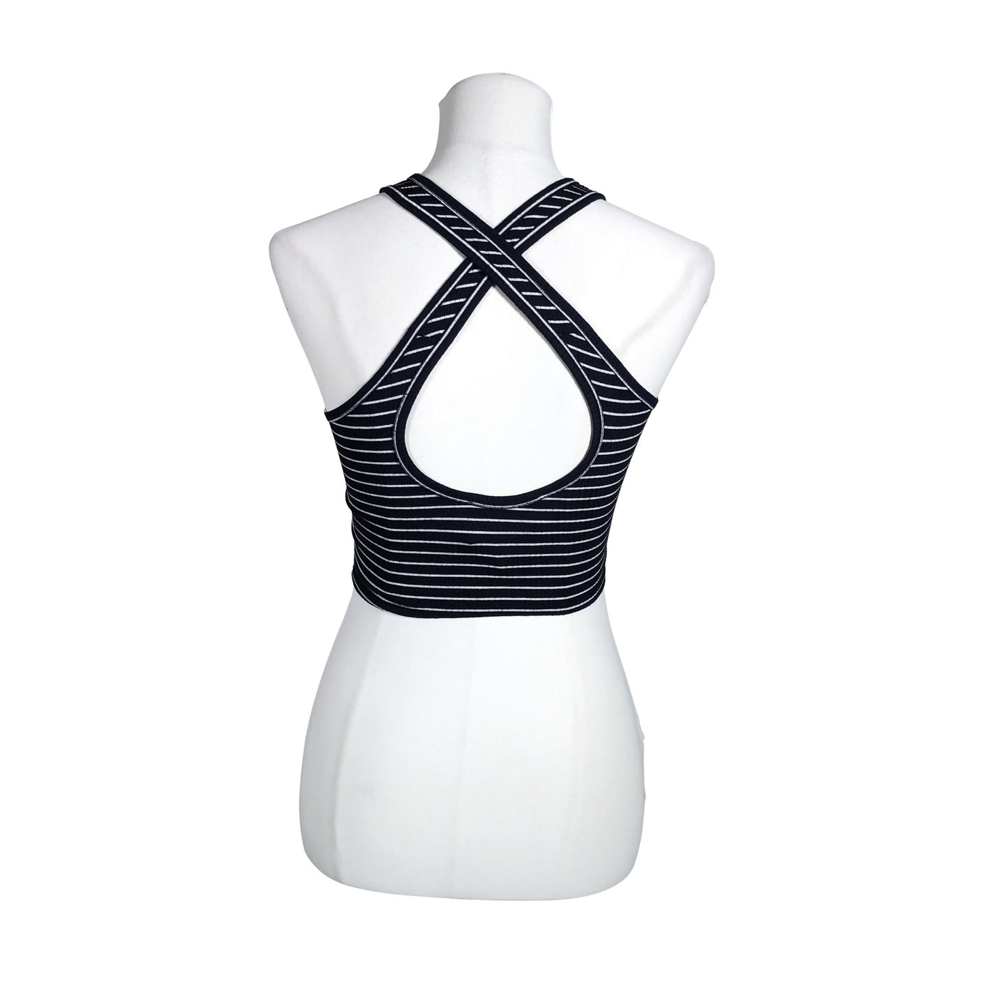 Unisex Hollister - Trikotaažist topp, suurus 34 - Sinine (2)