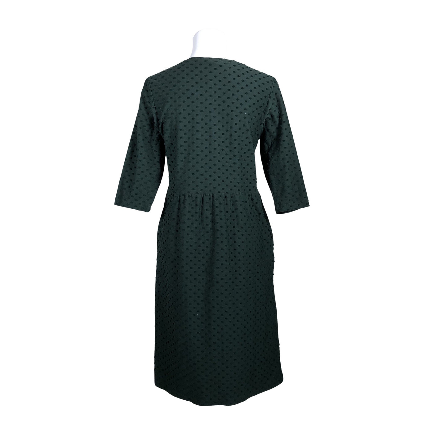 Unisex Aarrelabel - Trikotaažist kleit, suurus 36 - Roheline (2)