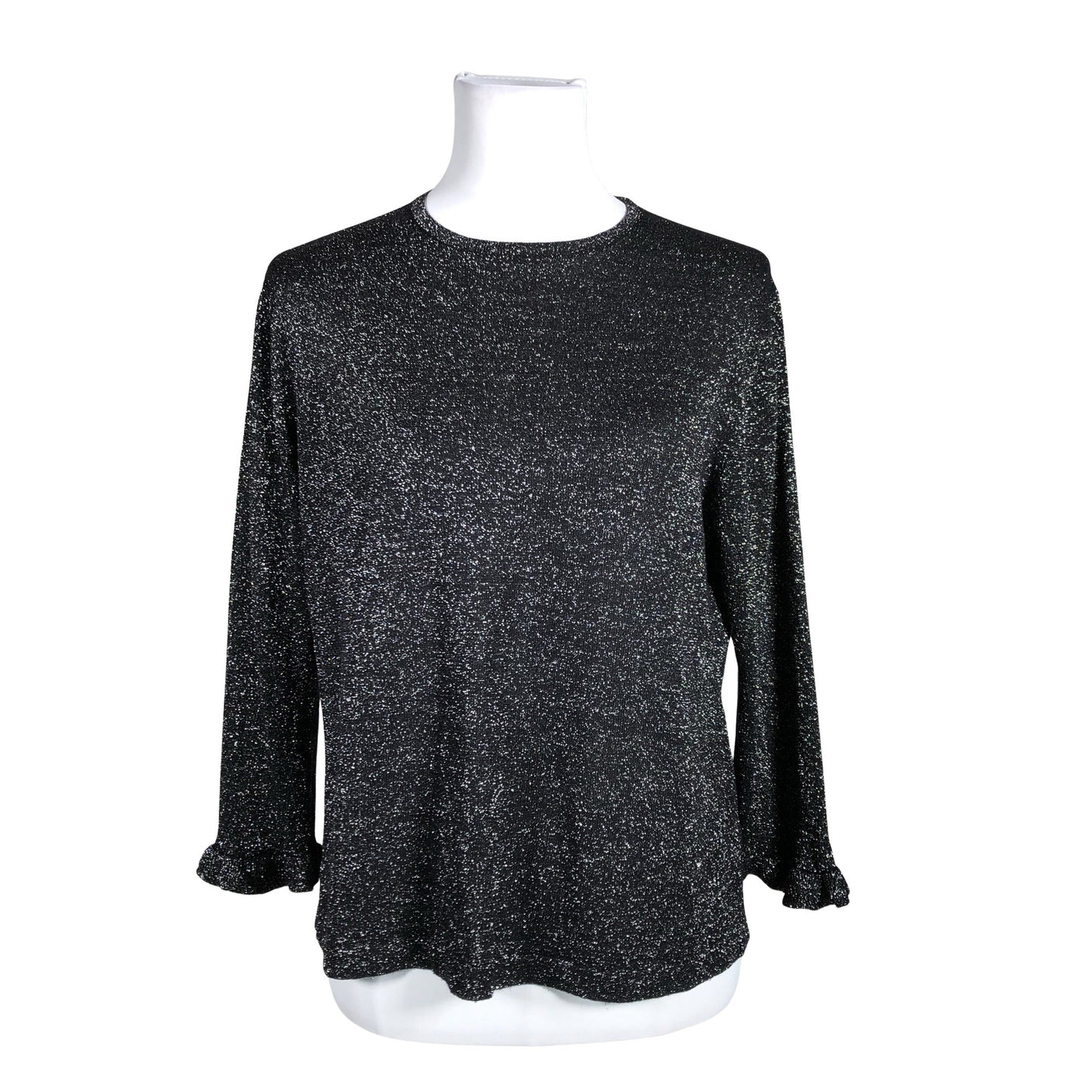Unisex Birgitta - Pidulik pluus, suurus 40 - Must (1)