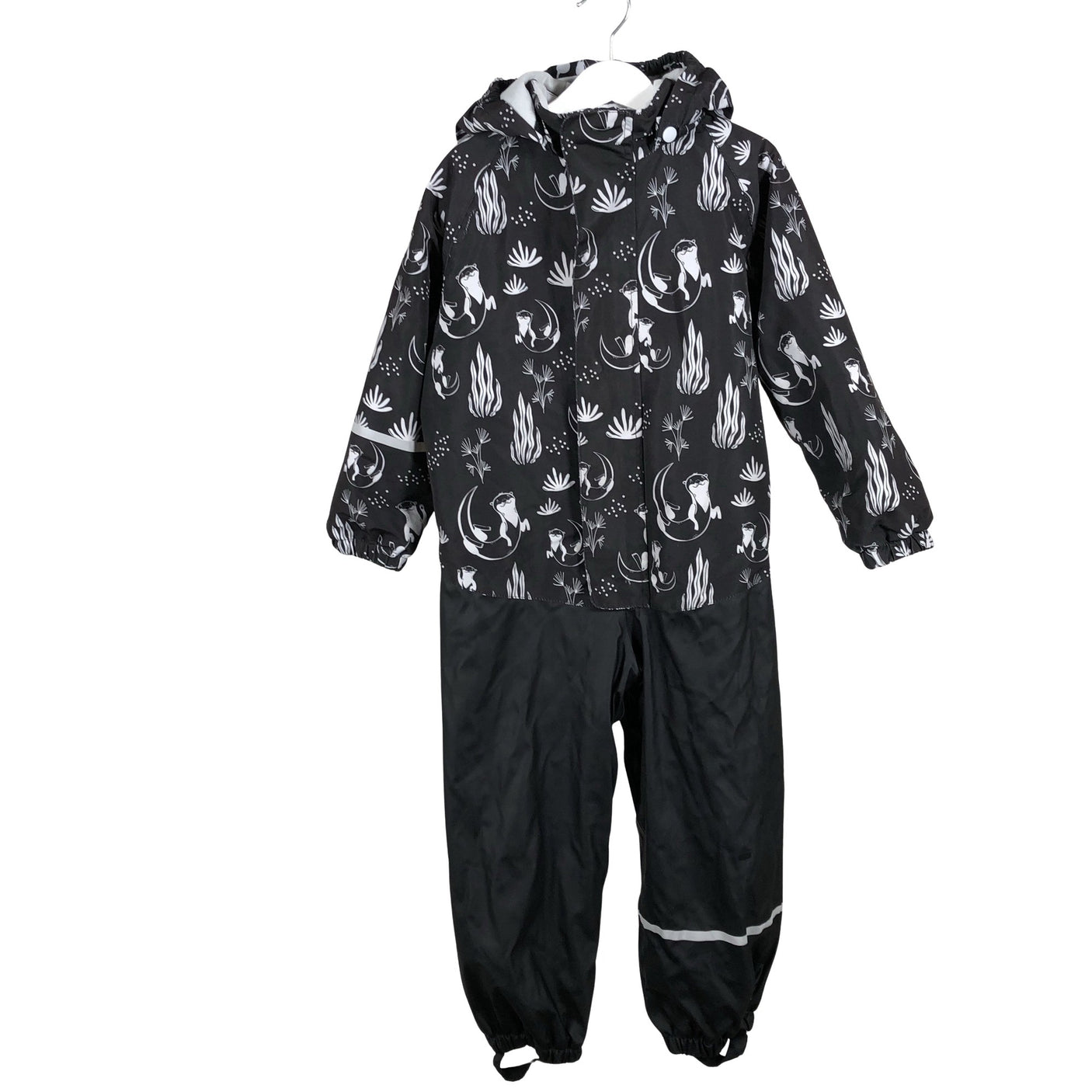 Unisex Bogi - Vihmakombinesoon, suurus 104 - 110 - Must (1)