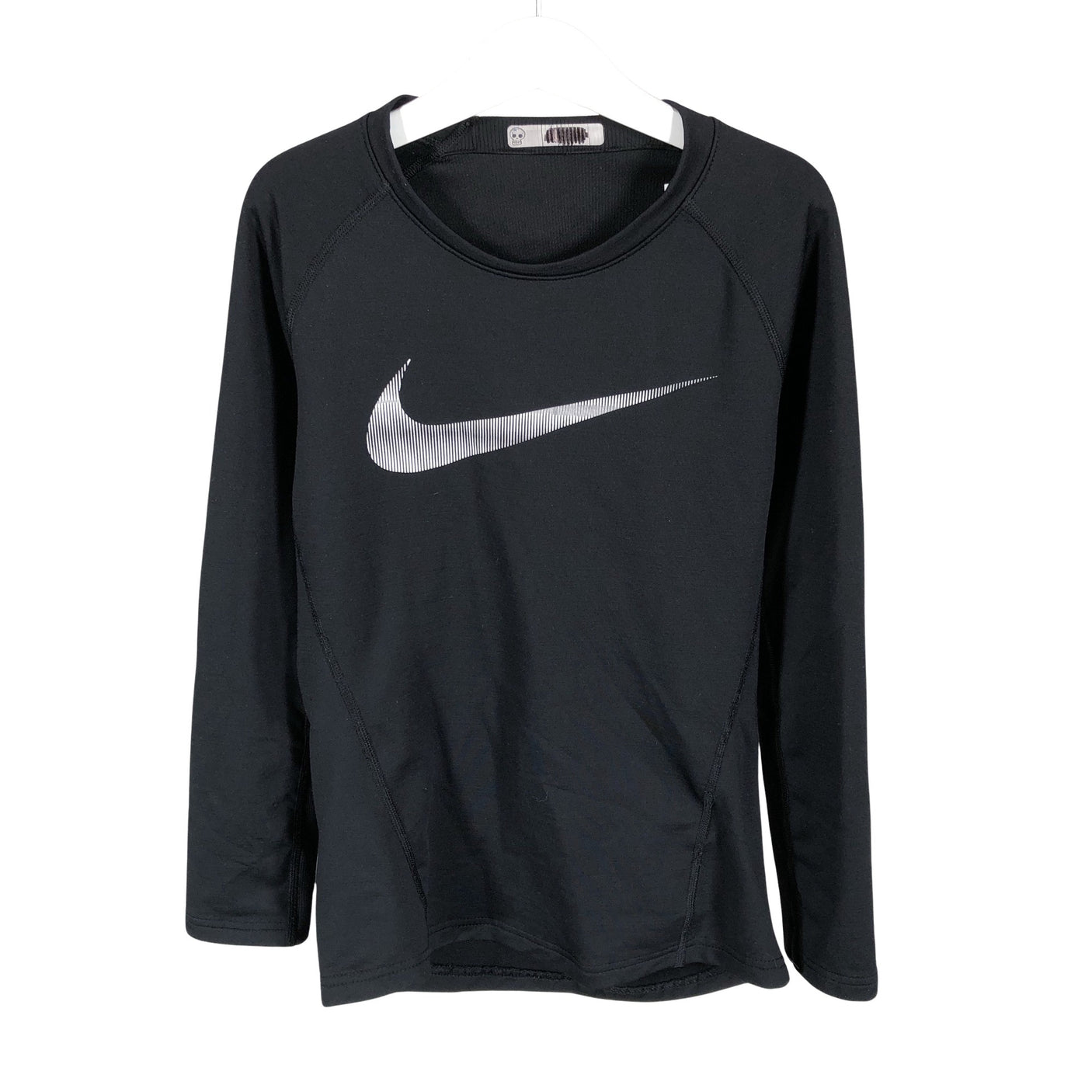 Unisex Nike - Spordisärk, pikad käised, suurus 146 - 152 - Must (1)