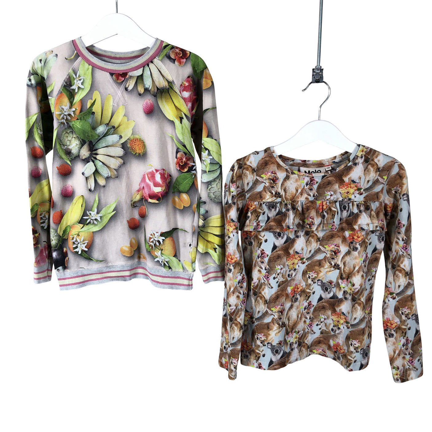 Unisex Molo Kids - Trikotaažist pluus, suurus 116 - 122 - Hall (1)