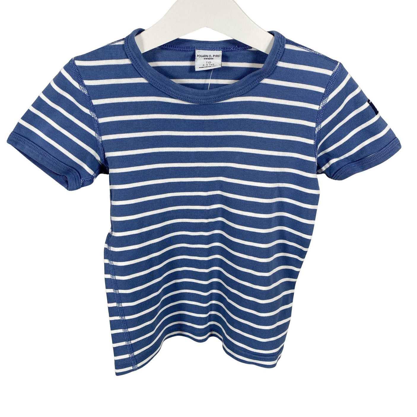 Unisex Polarn O. Pyret - T-särk, suurus 104 - 110 - Sinine (1)