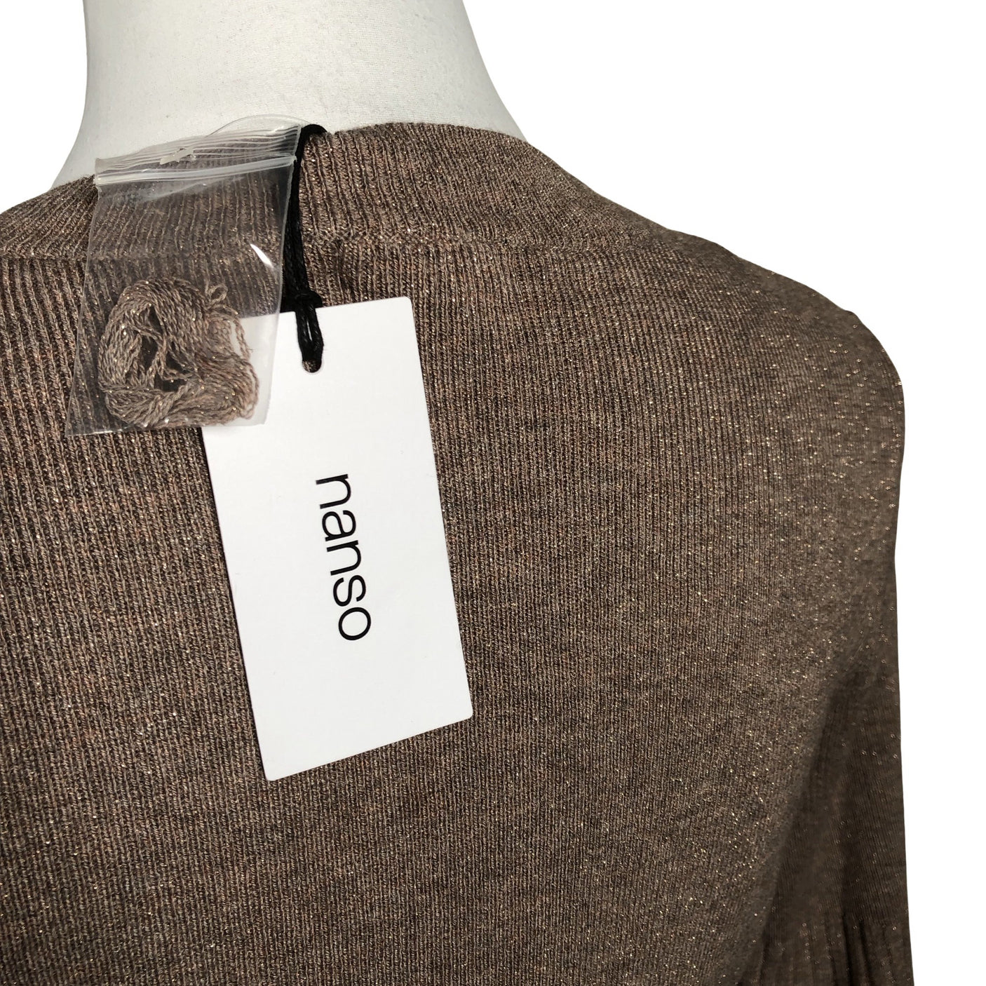 Unisex Nanso - Kootud kleit, suurus 40 - Pruun (3)