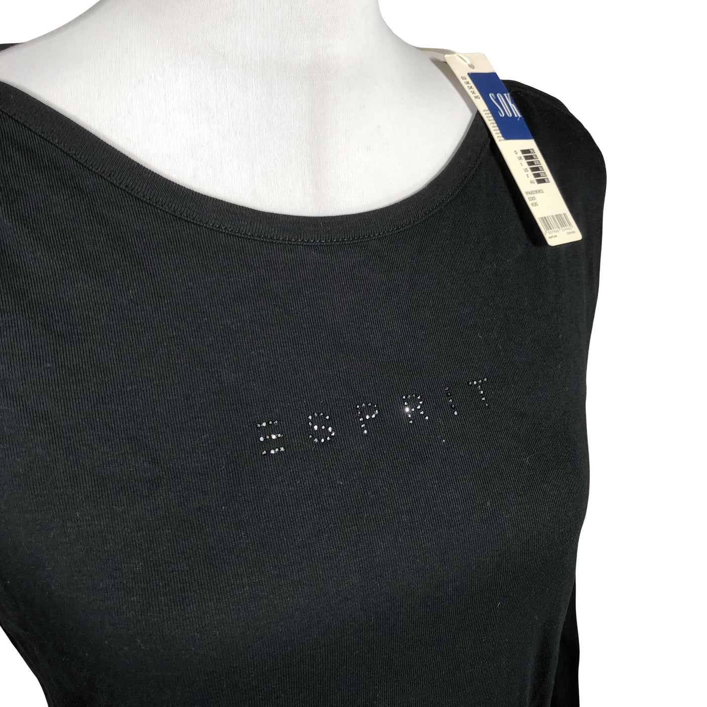Unisex Esprit - Trikotaažist pluus, suurus 42 - Must (2)