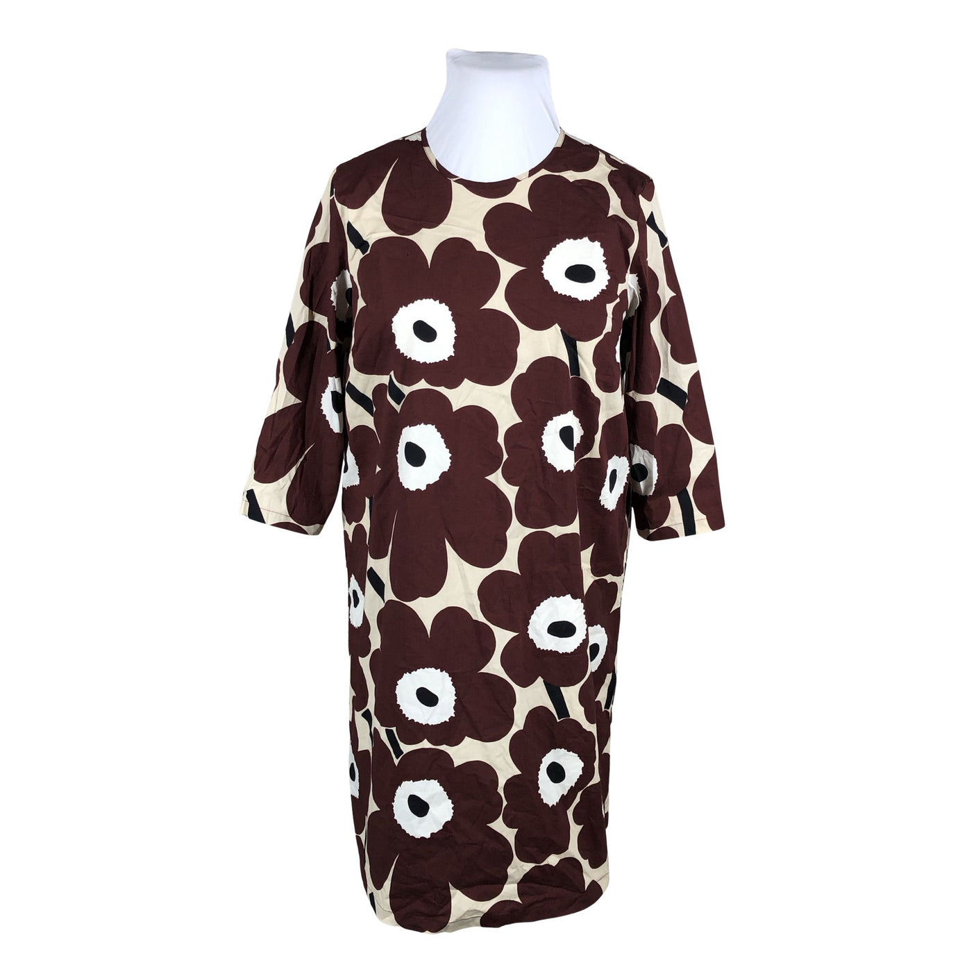 Unisex Marimekko - Mitteveniv kleit, suurus 44 - Pruun (2)