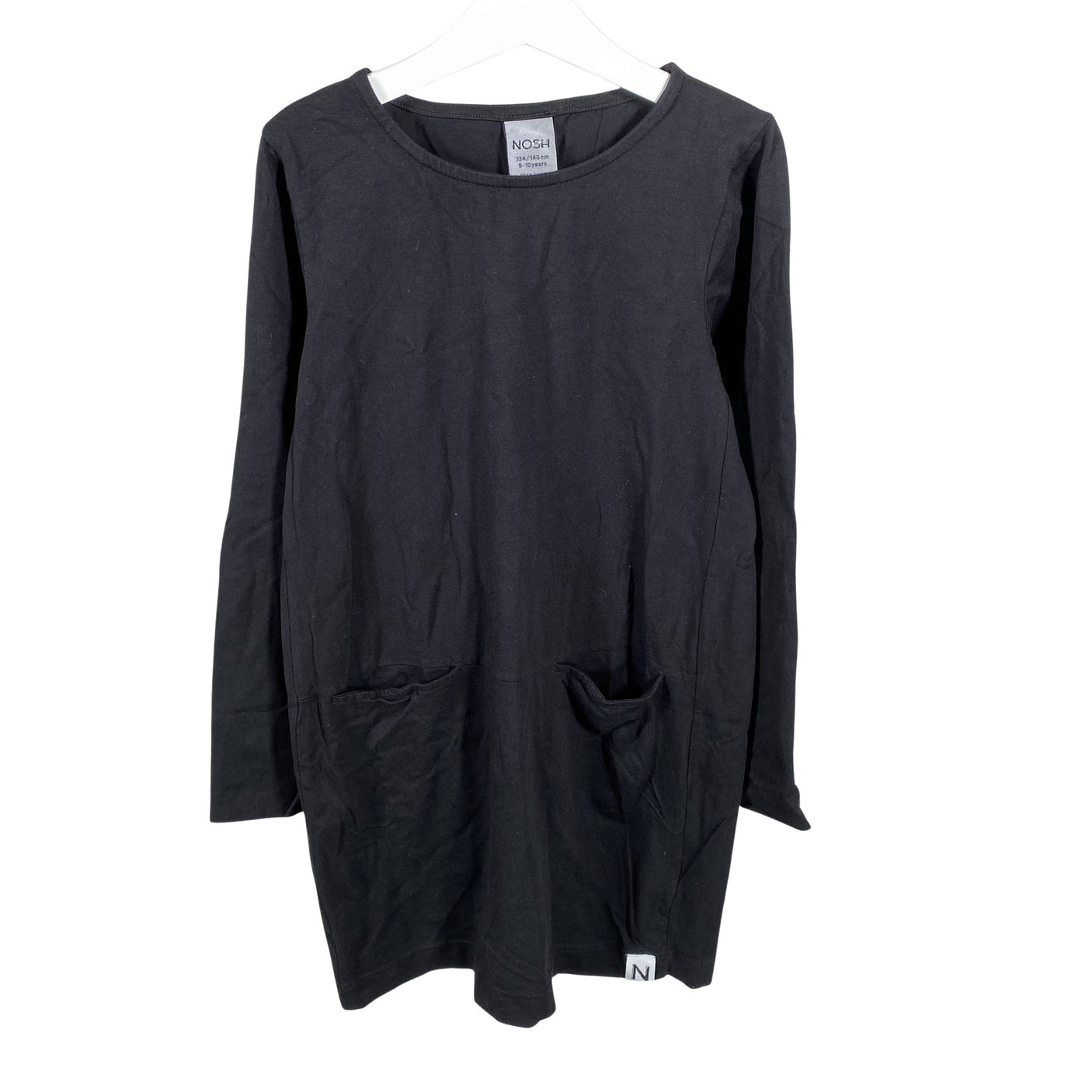 Unisex NOSH - Trikotaažist kleit, suurus 134 - 140 - Must (1)