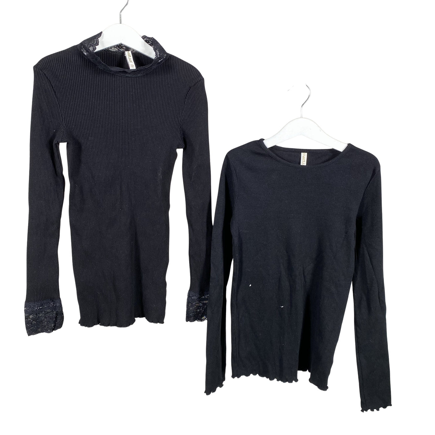 Unisex POMPdeLUX - Trikotaažist pluus, suurus 146 - 152 - Must (1)