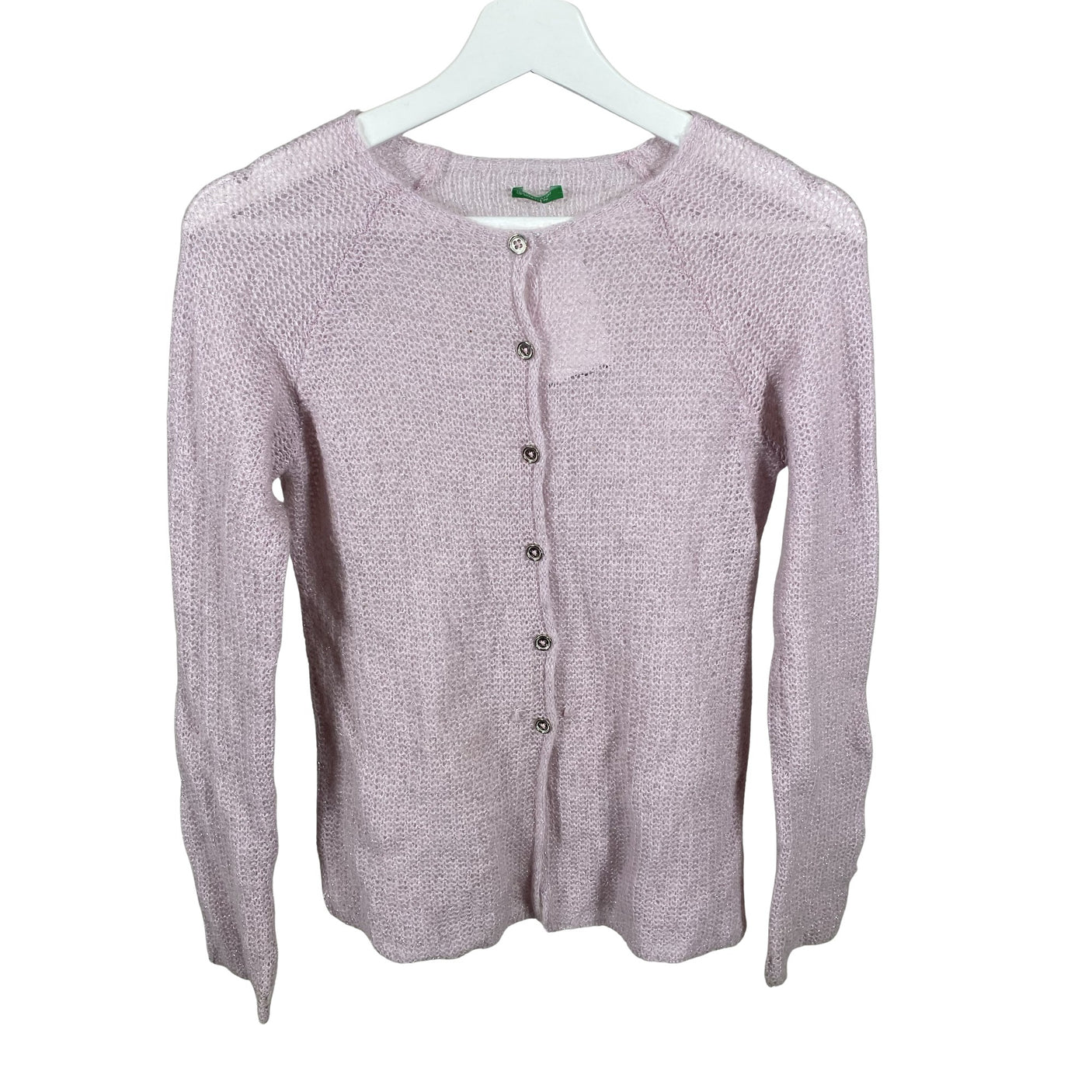 Unisex Benetton - Kardigan, suurus 158 - 164 - Lilla (1)