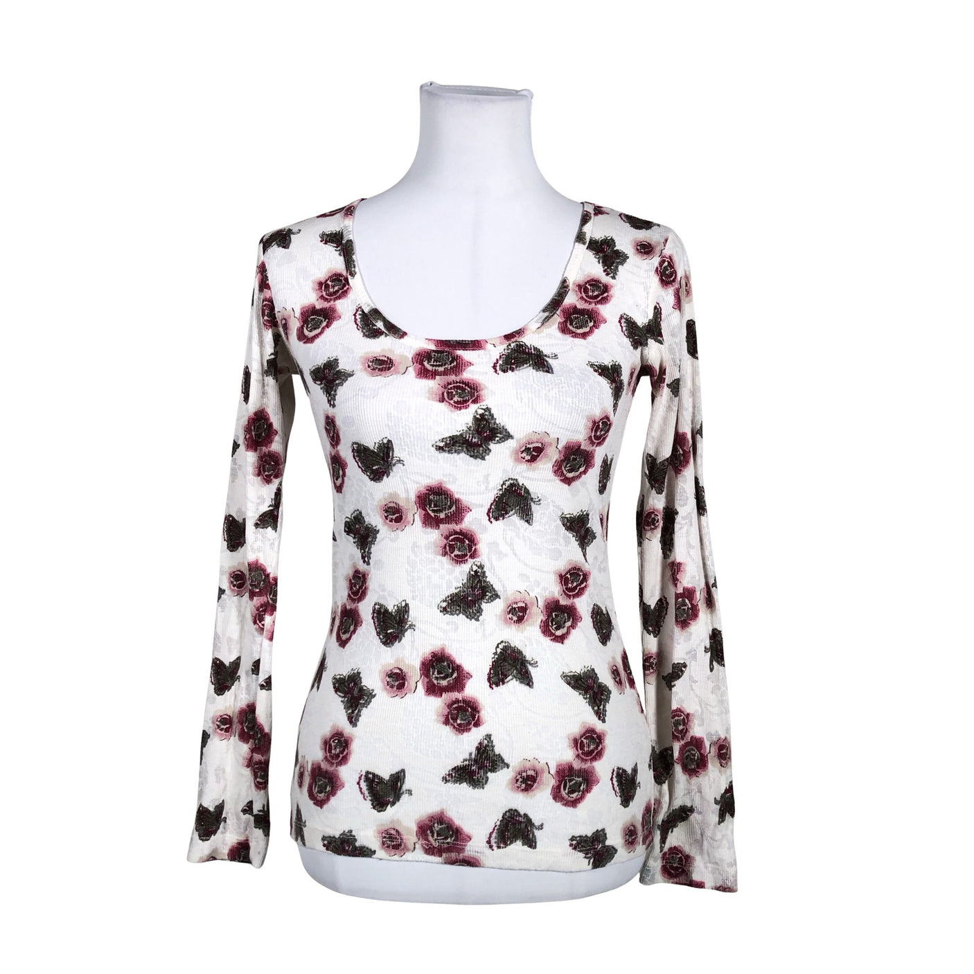 Unisex Odd Molly - Trikotaažist pluus, suurus 38 - Valge (1)