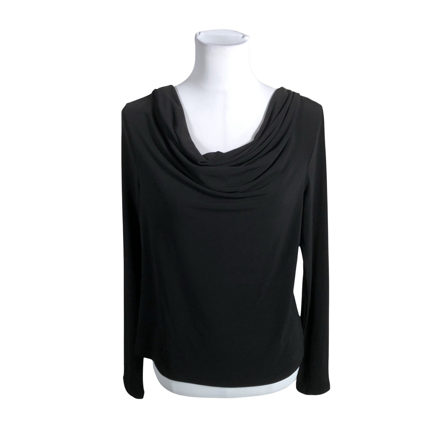 Unisex Lindex - Trikotaažist pluus, suurus 36 - Must (1)