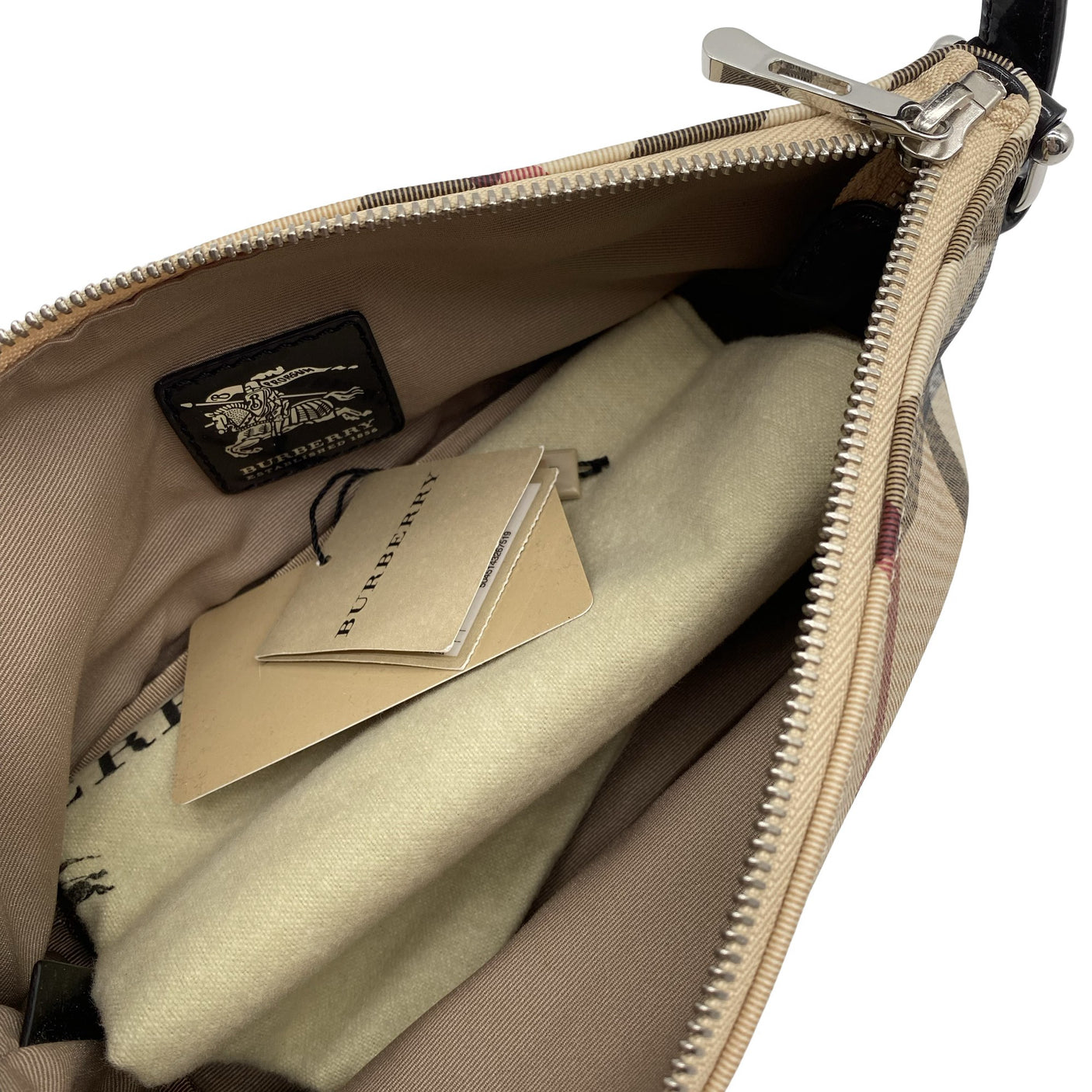 Unisex Burberry - Käekott, suurus Mini - Beige (3)
