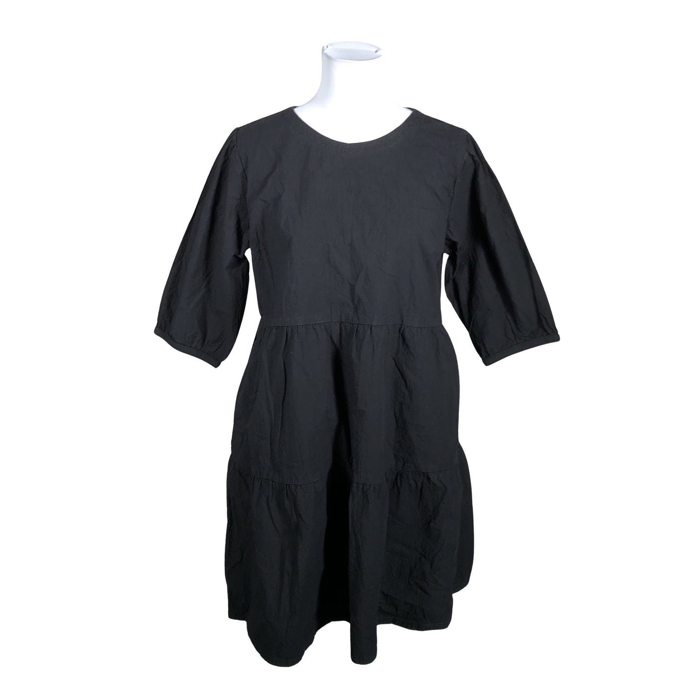 Unisex R-collection - Mitteveniv kleit, suurus 38 - Must (1)