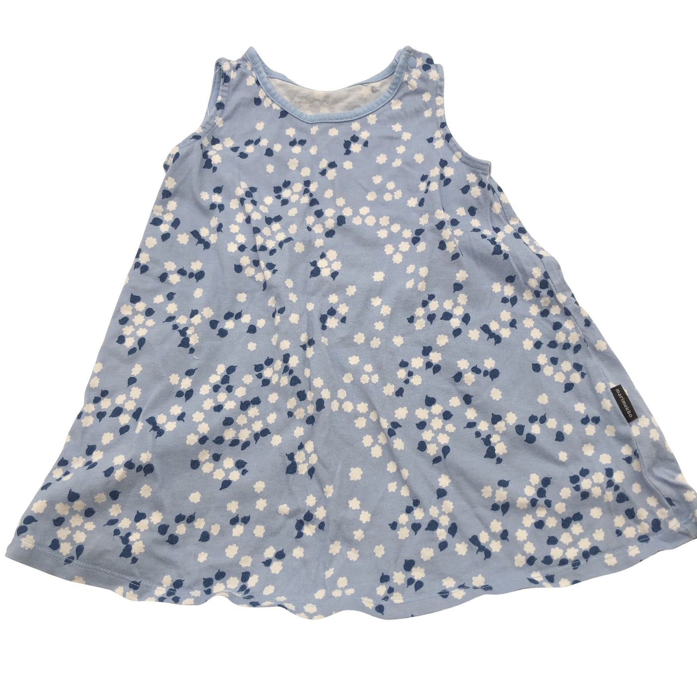 Unisex Marimekko - Trikotaažist kleit, suurus 80 - 86 - Sinine (2)